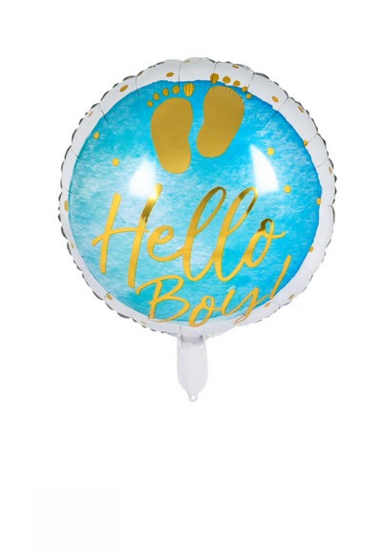 Pallone foil 18" - 45 cm Hello Boy