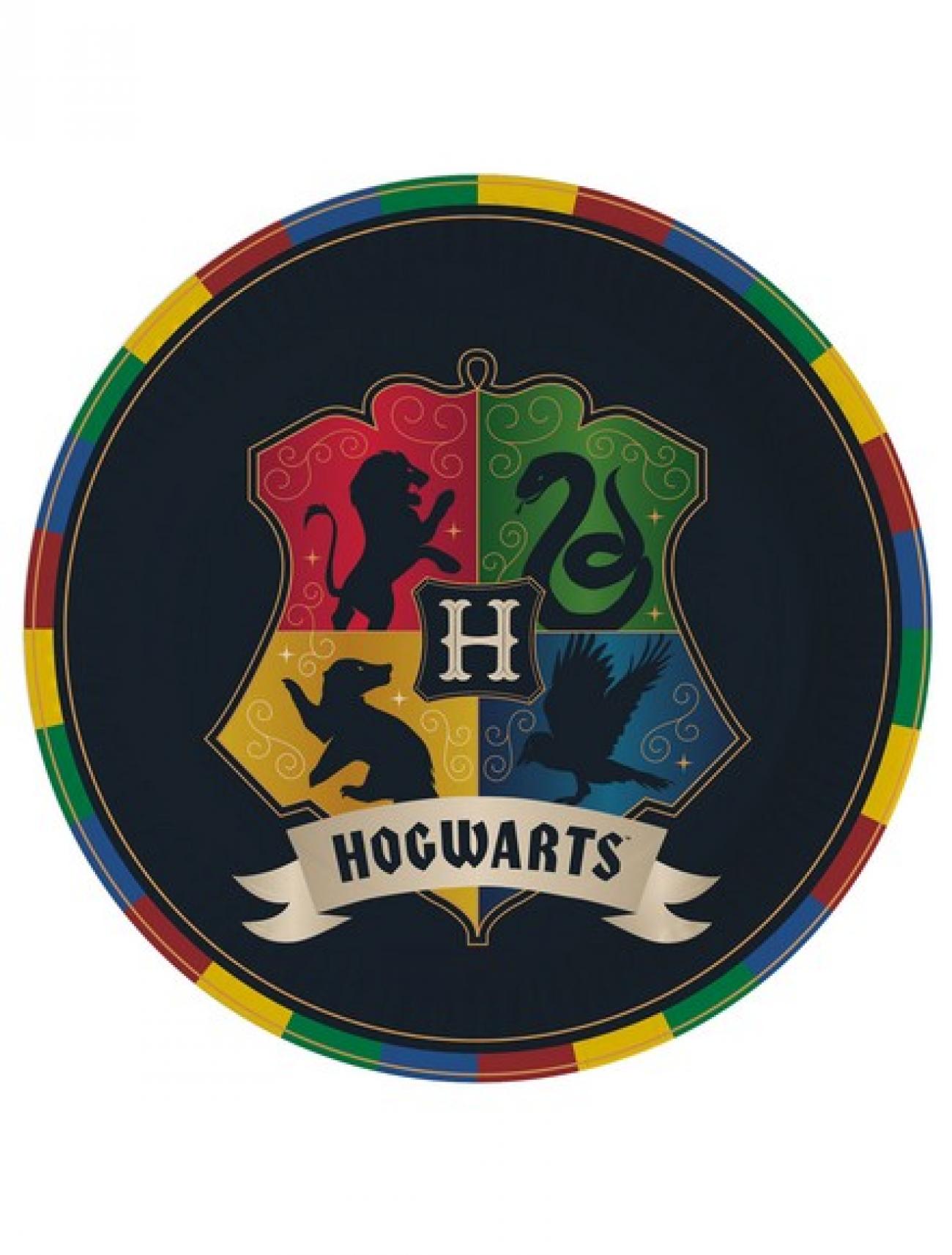 Piatto carta 23 cm Harry Potter 8pz