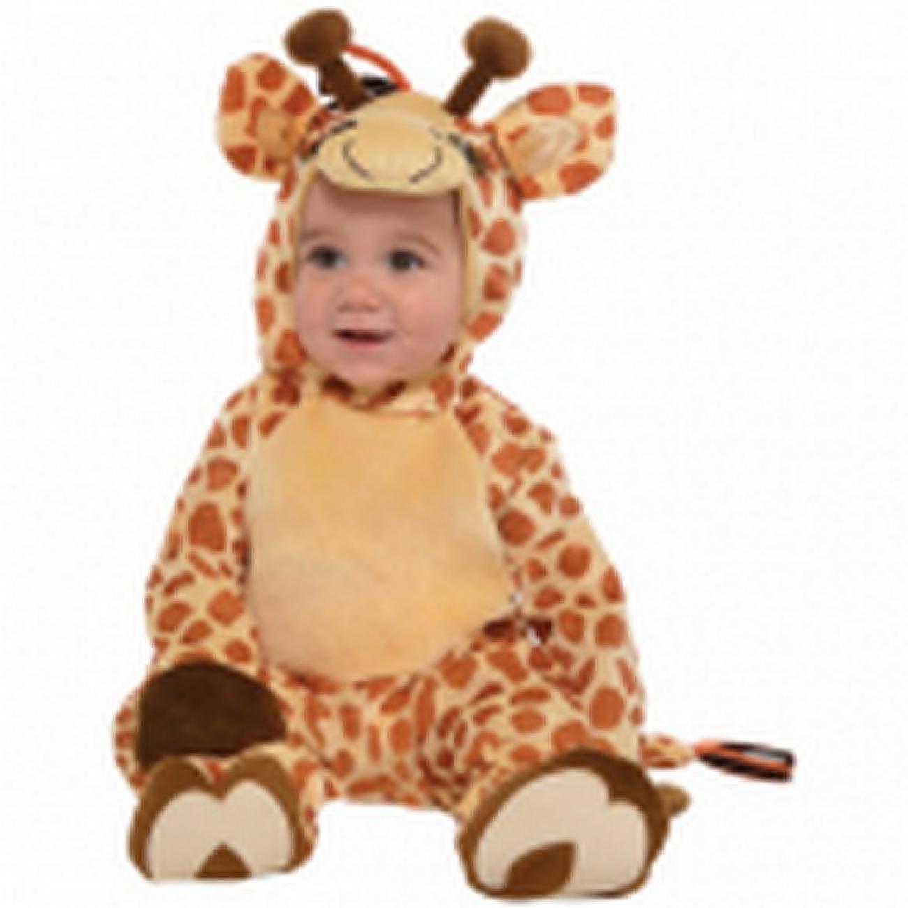 Costume felpato giraffa 12-24 mesi