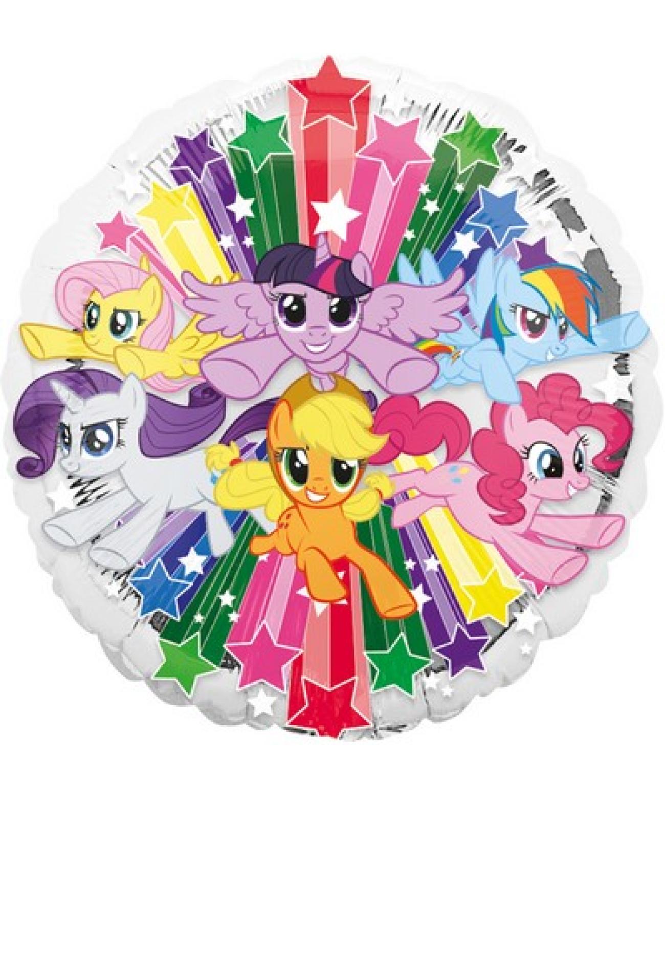 Pallone foil standard 17" - 42 cm My Little Pony Gang