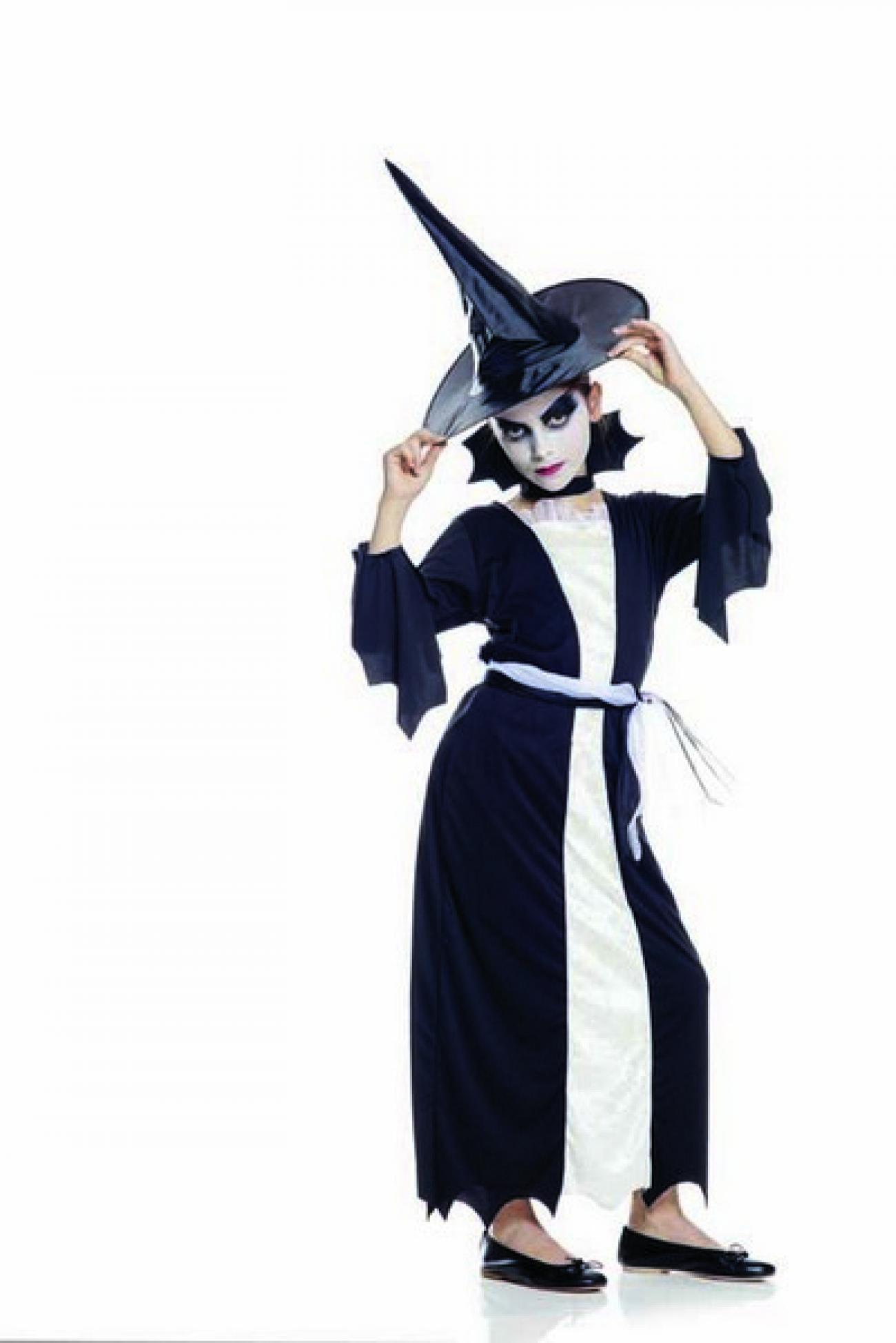 Costume Strega Elegante - 5/7 anni-128cm.