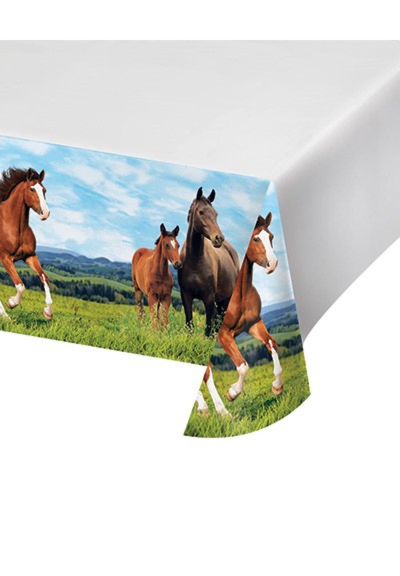 Tovaglia plastica 137 x 259 cm Cavalli - Horse and Pony