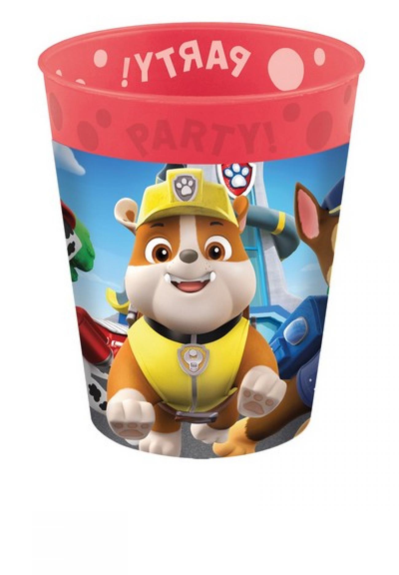 Bicchiere polipropilene RIUTILIZZABILE 250 ml Paw Patrol - Rescue Heroes