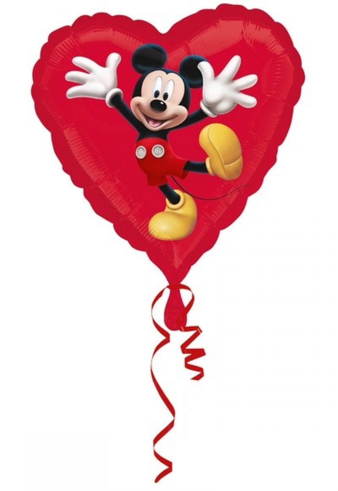 Pallone STREET Treats Cuore Mickey Mouse 18" - 45 cm - NON CONFEZIONATO