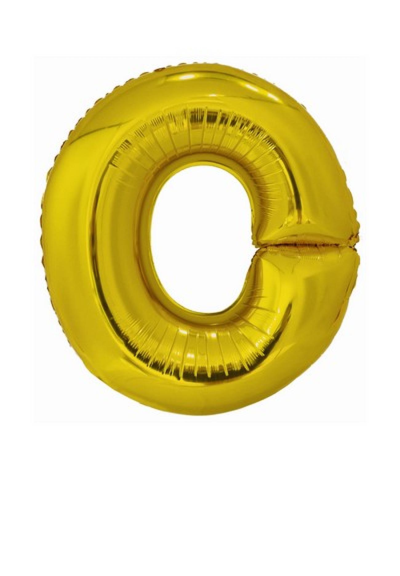 Large Letter O Gold Foil Balloon 86 cm N34 S