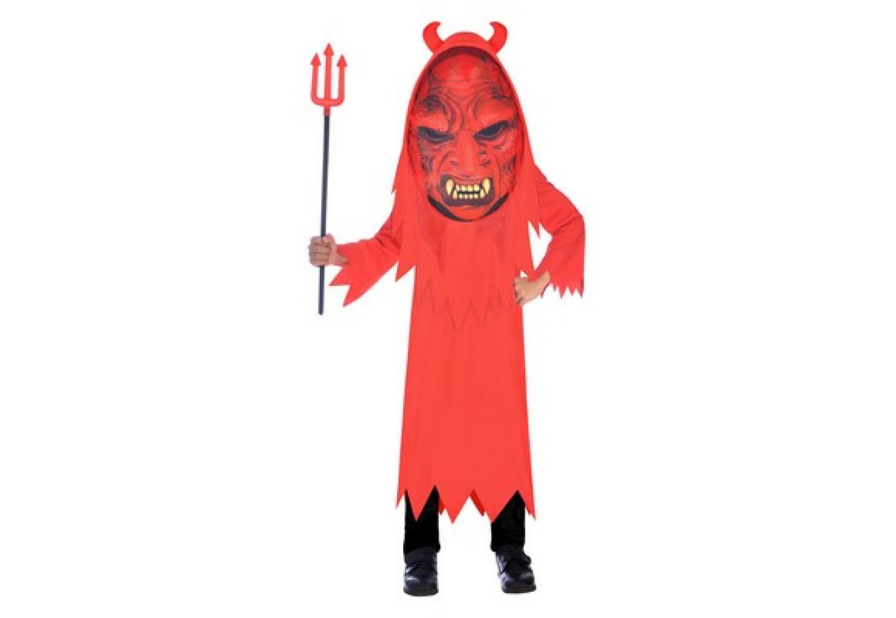 Costume Bambino Diavolo con grande testa 6-8 anni