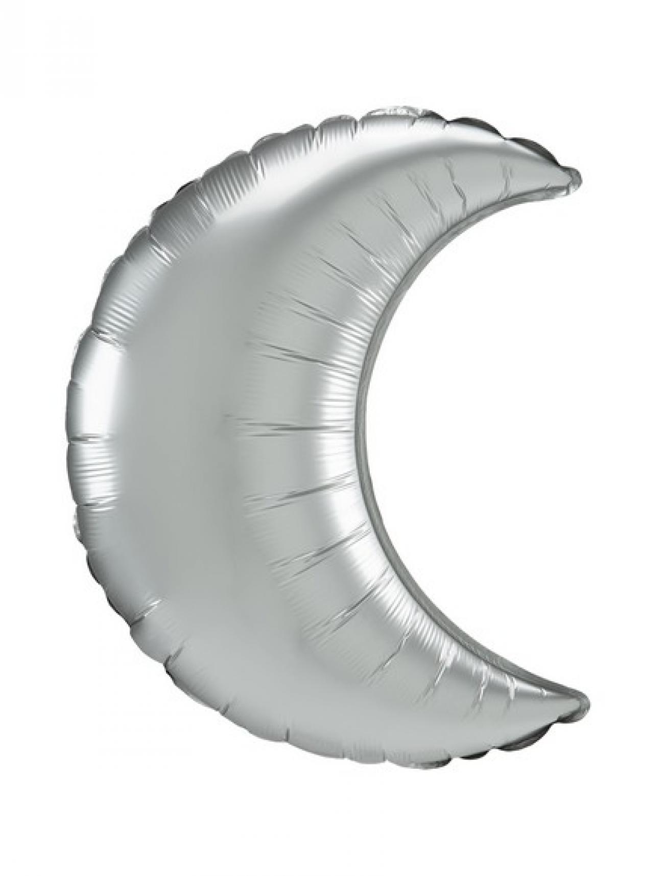 Pallone foil Crescent 26" - 66 cm Platino Satin