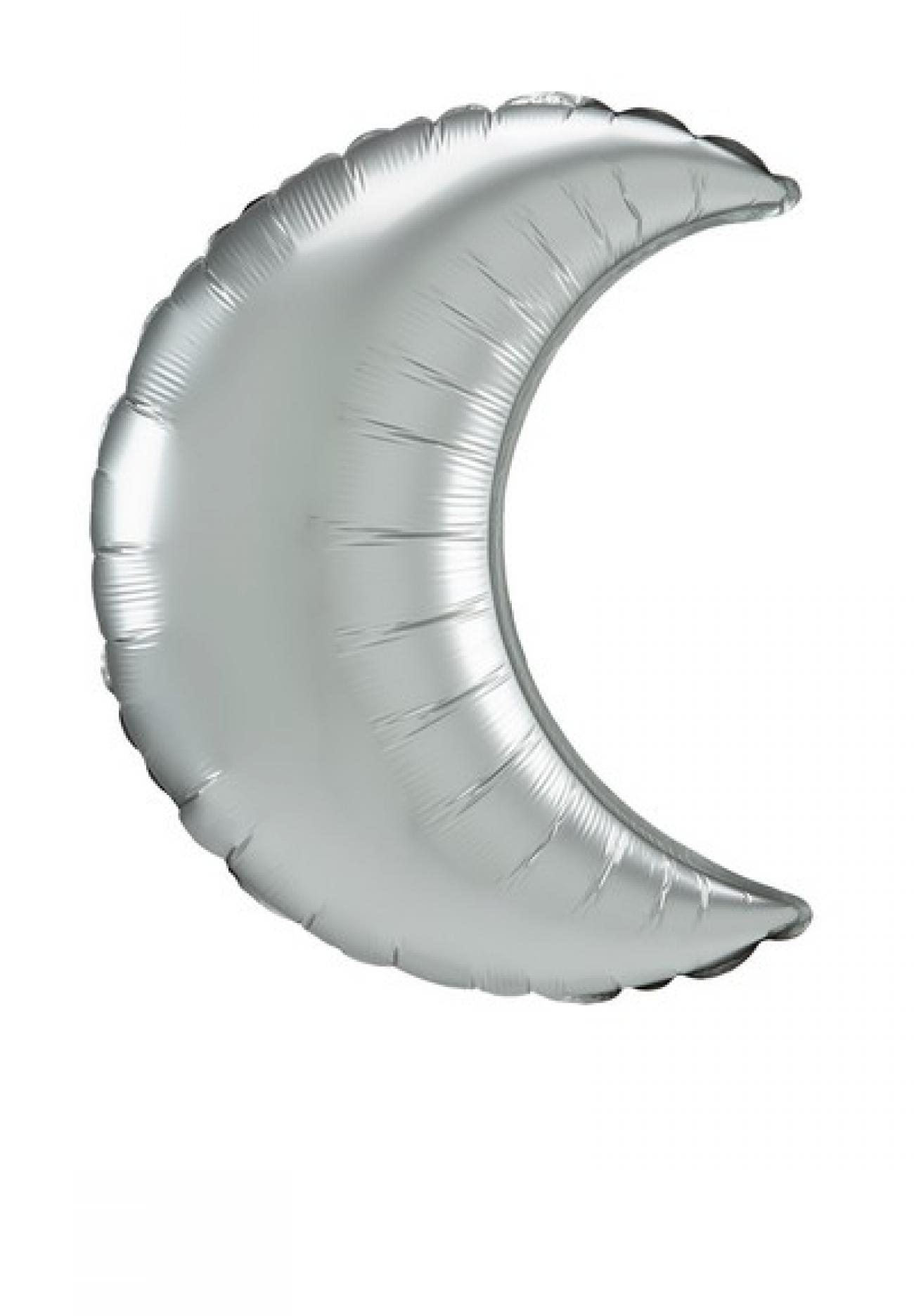 Pallone foil Crescent 26" - 66 cm Platino Satin