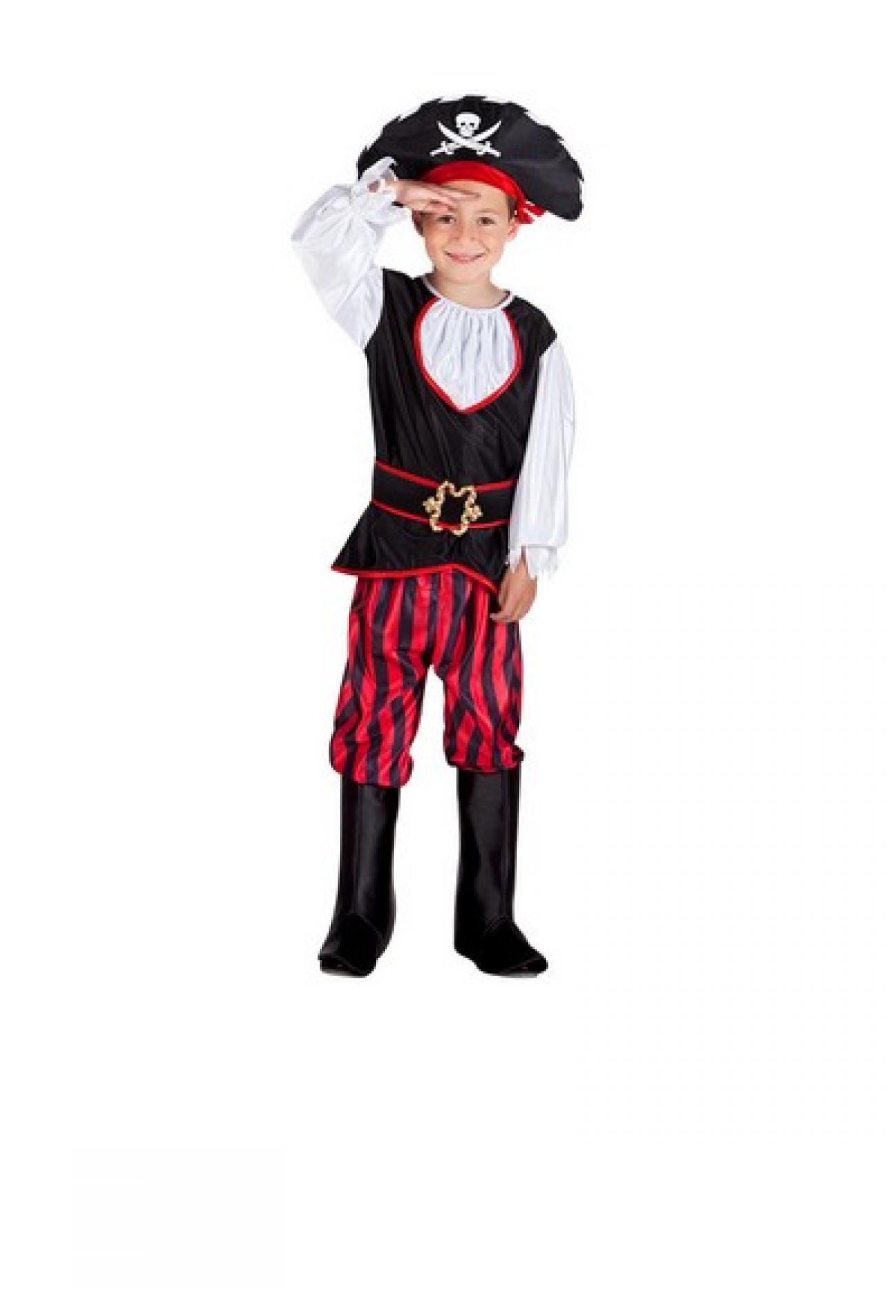 Costume bambino Pirata Tom (4-6 anni)