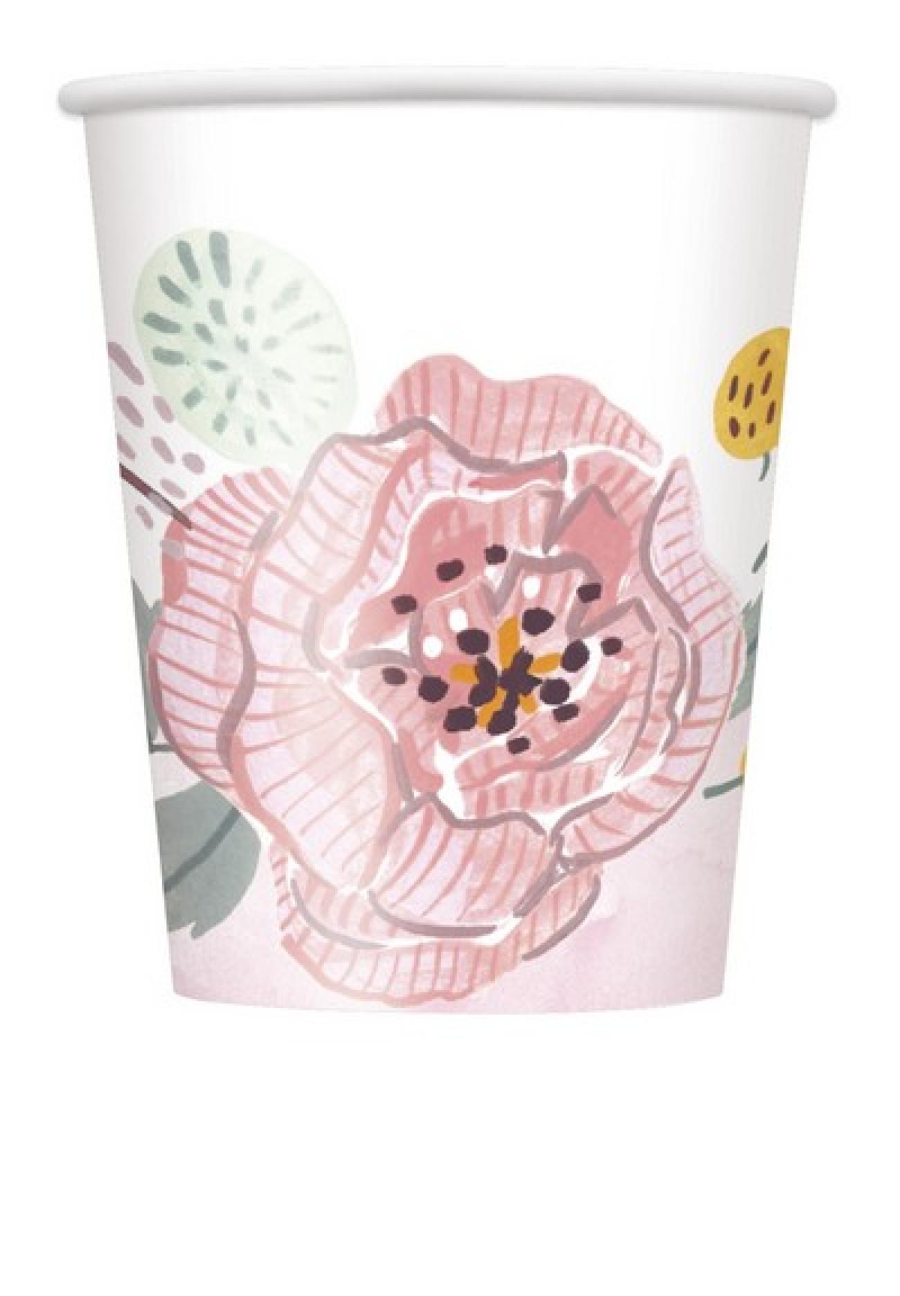 Bicchiere 266 ml Painted Floral - 8 pezzi