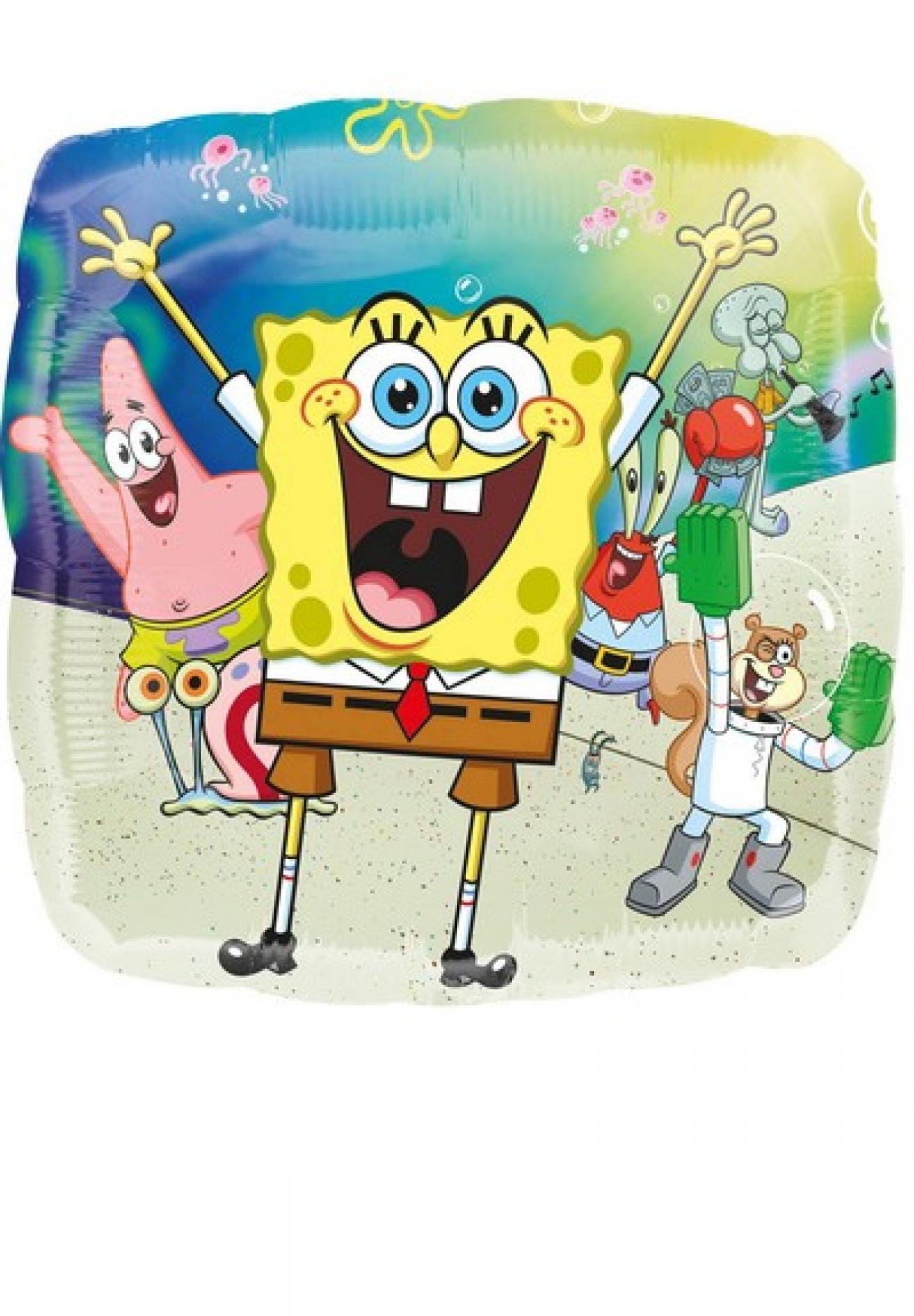 Pallone foil 17"-42 cm Spongebob