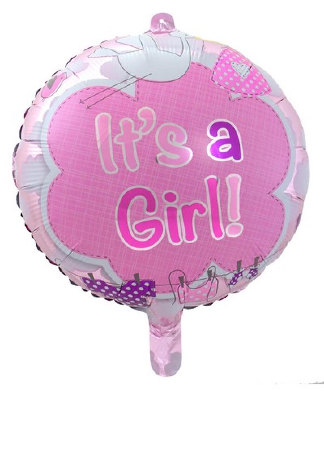 Pallone foil 17" - 43 cm It's a girl