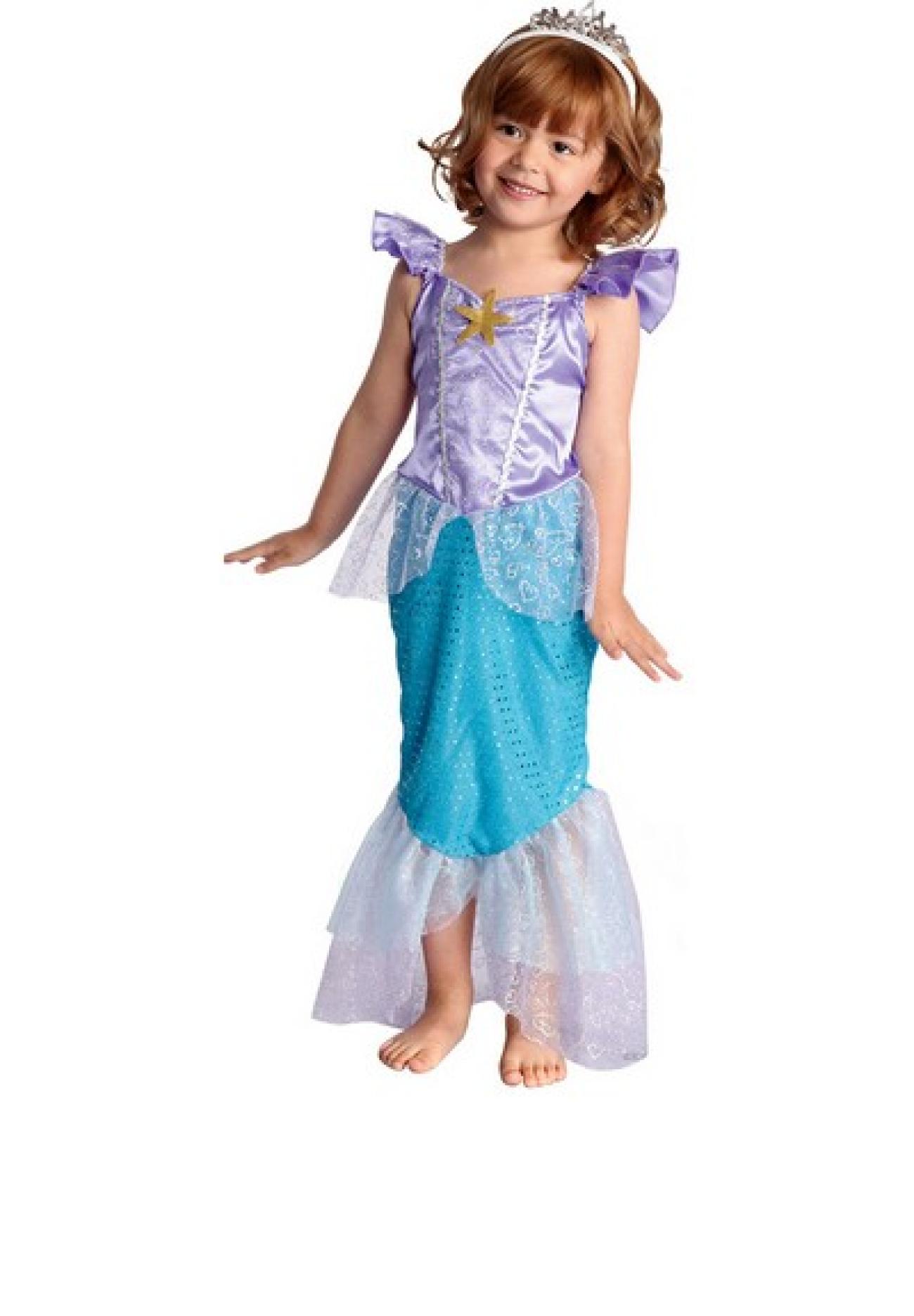 Costume bambina Sirena Tg 3-4 anni