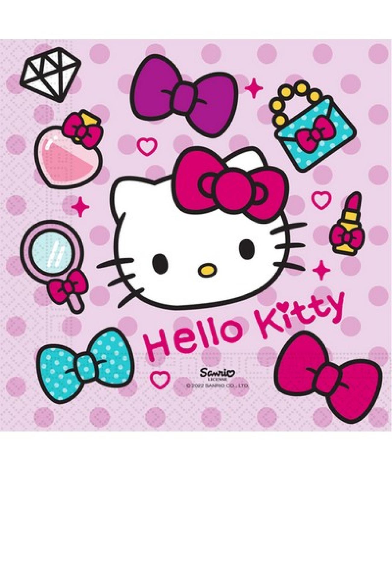 Tovagliolo 33 20pz * Hello Kitty Fashion Stylis Q - 20 pezzi