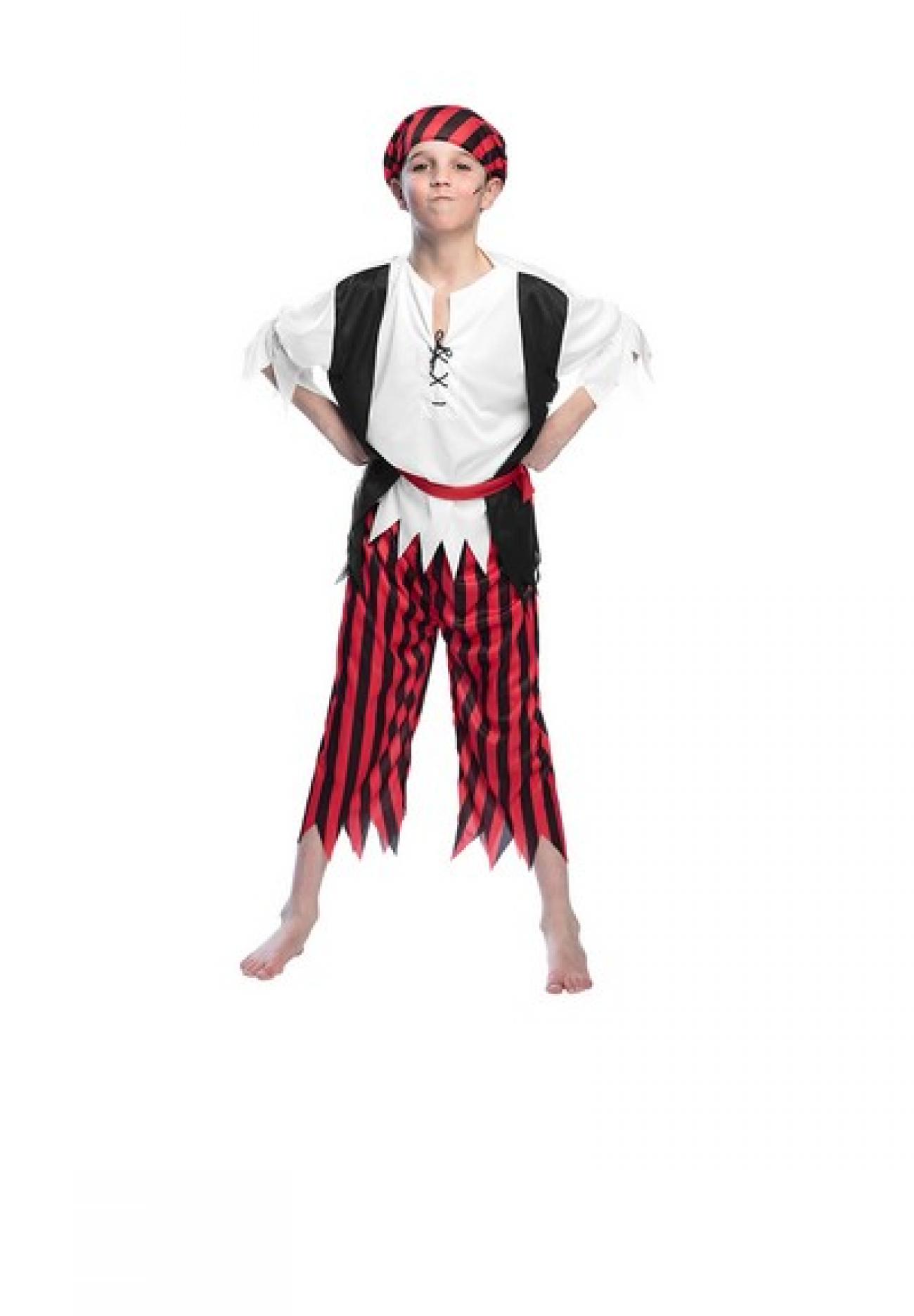 Costume bambino Pirata Jack 7-9 anni