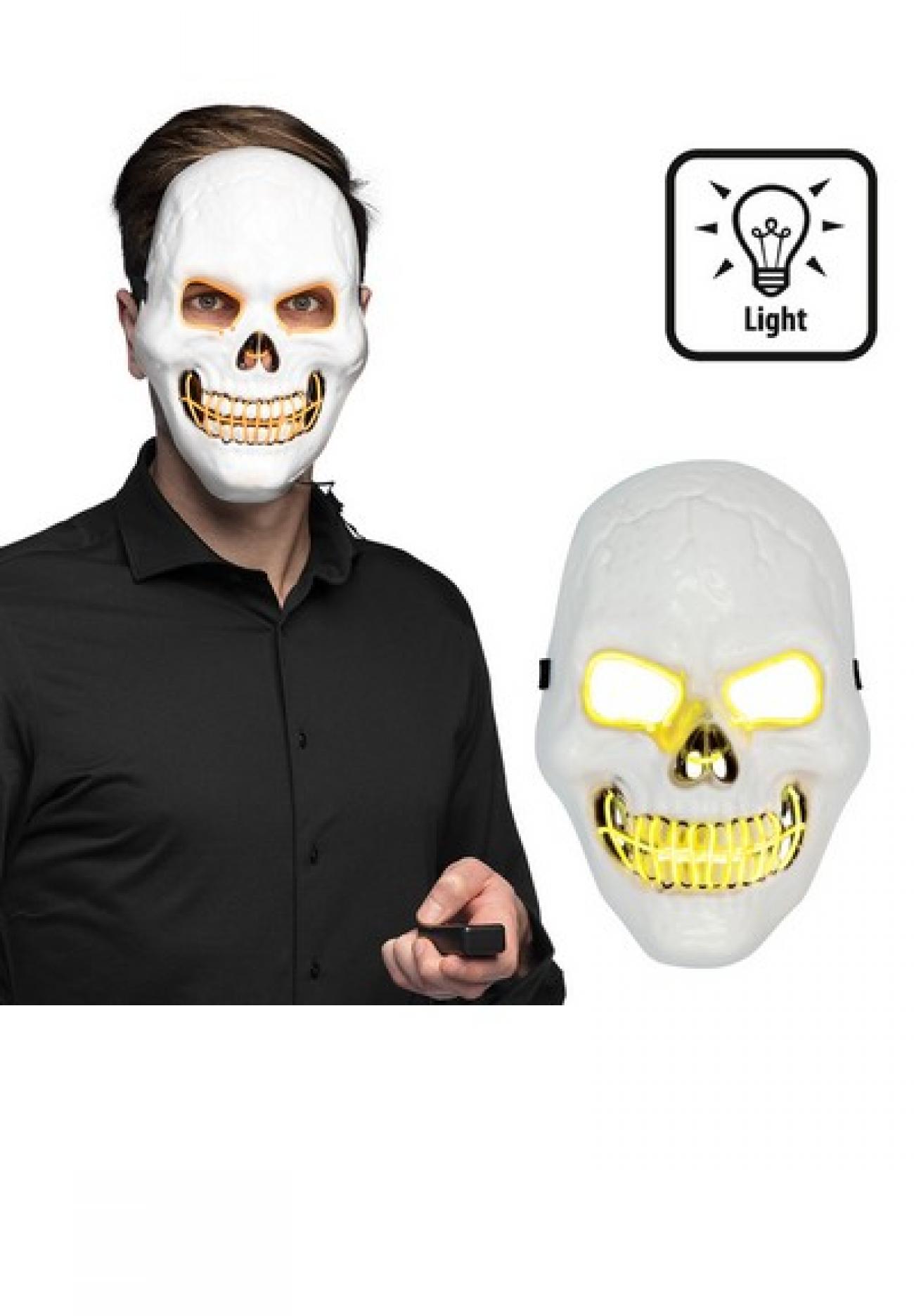 Maschera Killer Skull con LED