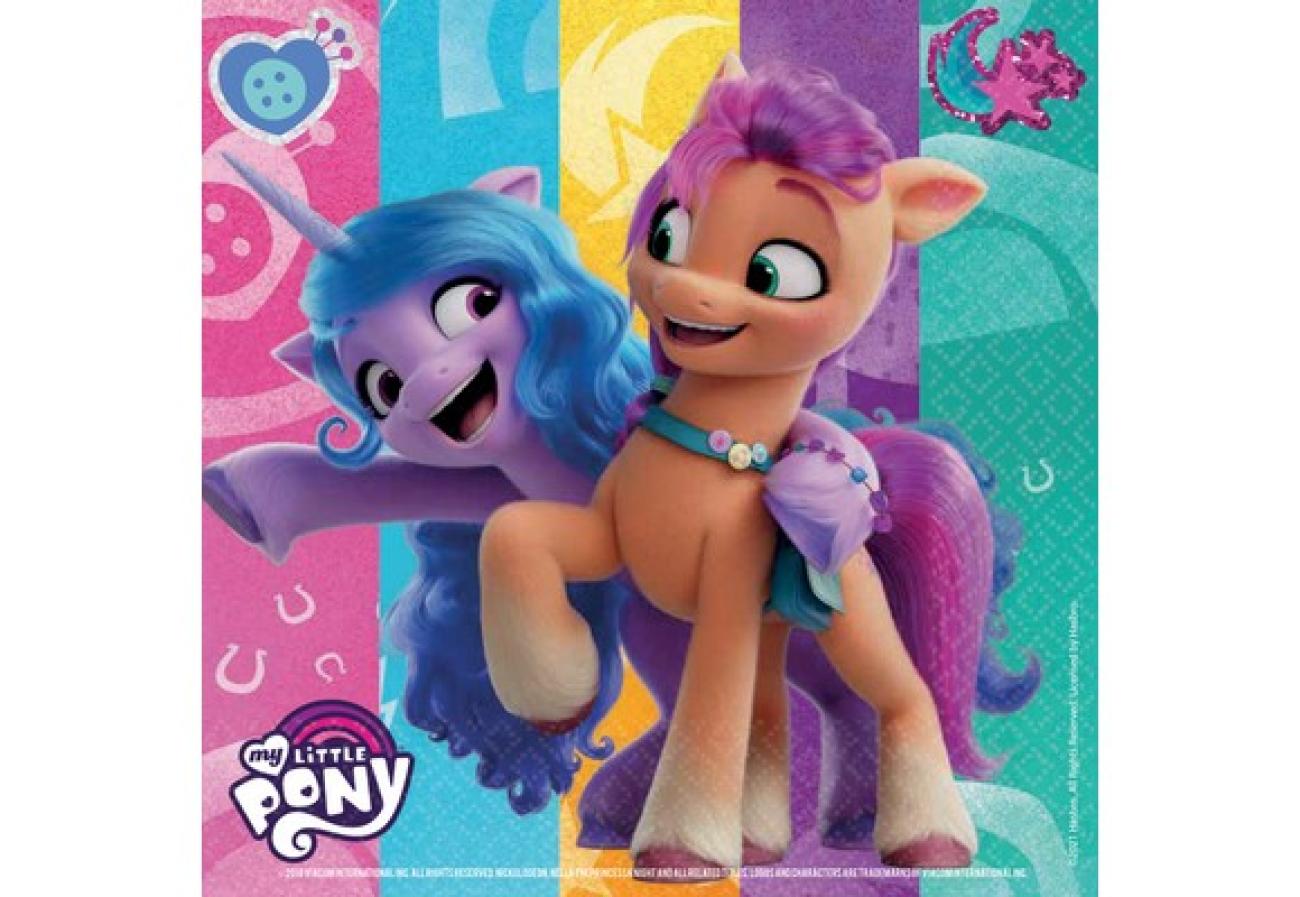 Tovagliolo 33 x 33 cm My Little Pony - 16 pezzi