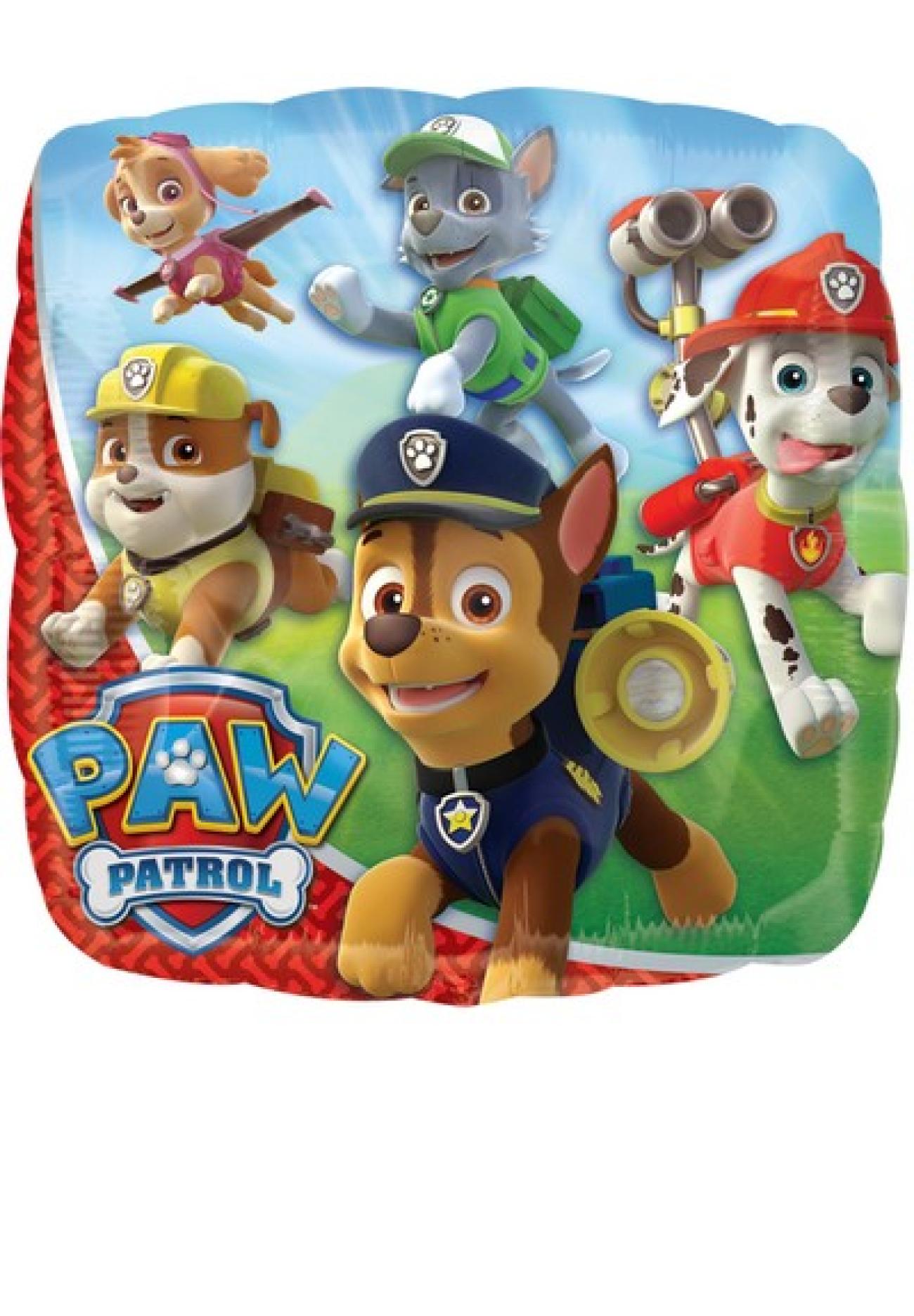 Pallone foil Standard 17" - 42 cm Paw Patrol