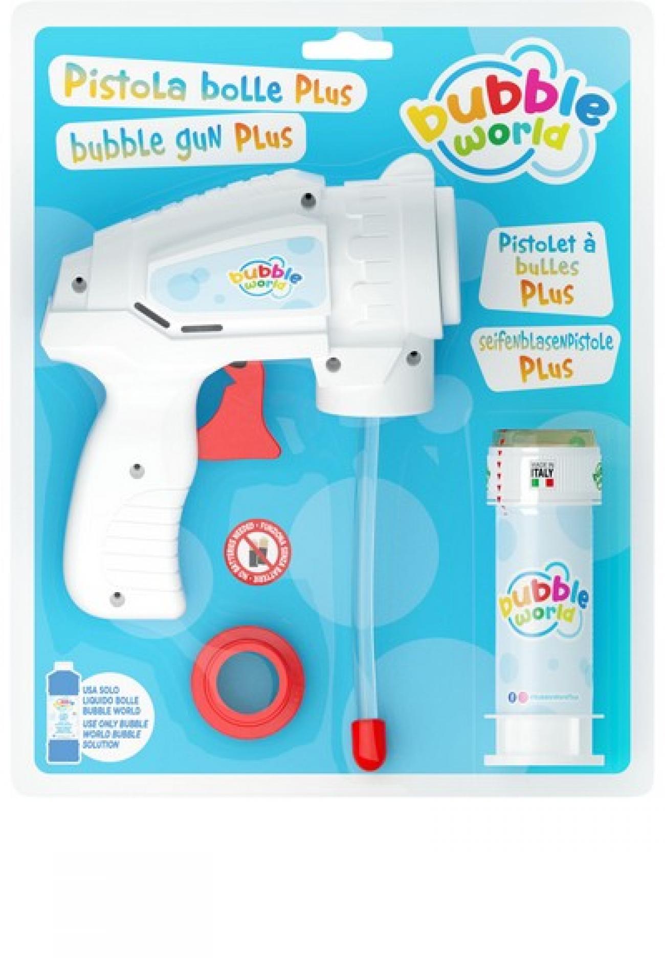 Classic Bubble Gun Plus Ricaricabile 1pz