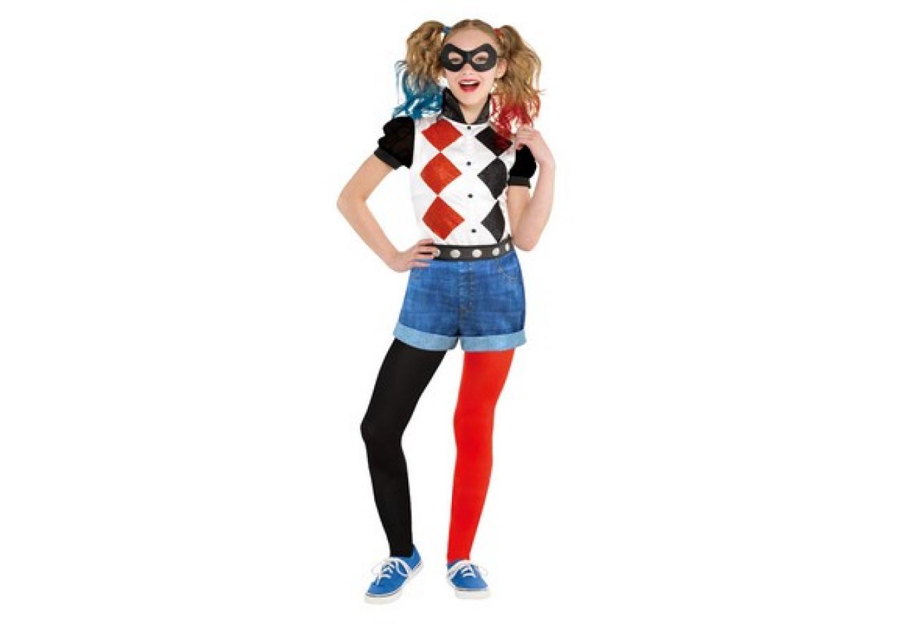 Costume da bambina Harley Quinn 6-8 anni