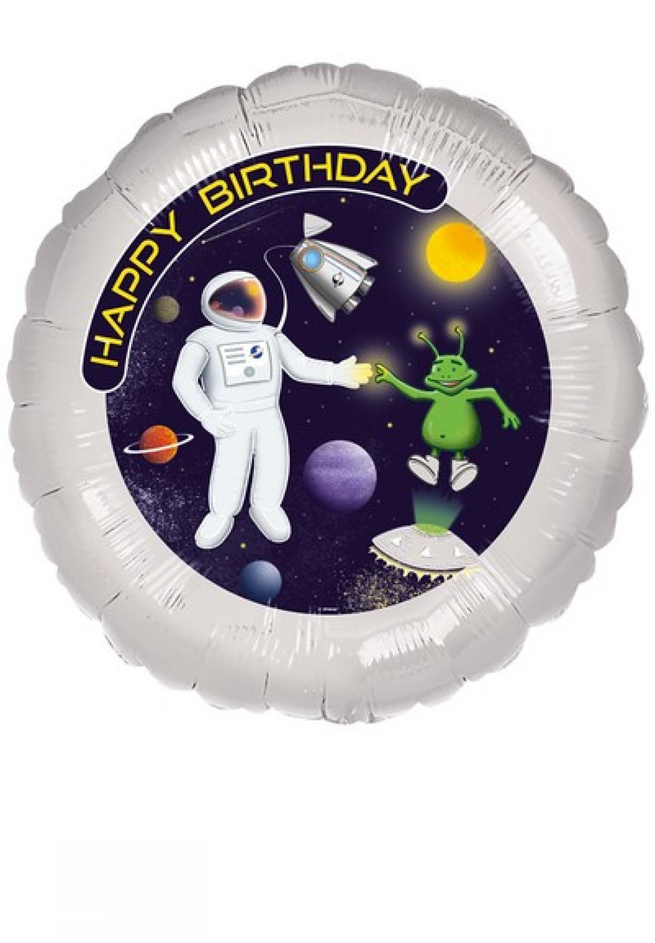 Pallone foil standard 17" - 42 cm Space Party