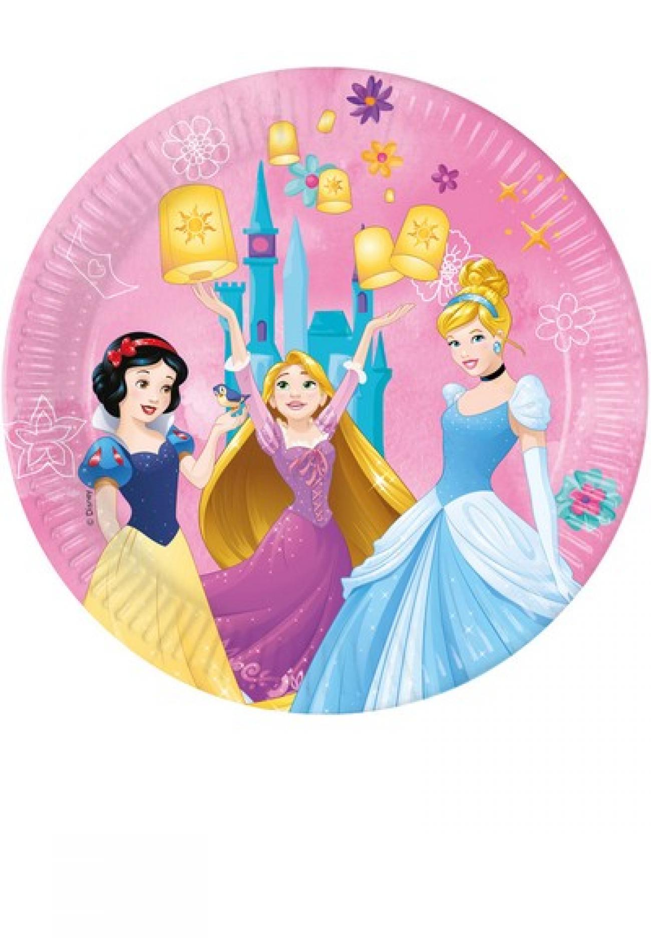 Piatto 23 cm FSC PLASTIC FREE PRINCESS LIVE YOUR STORY