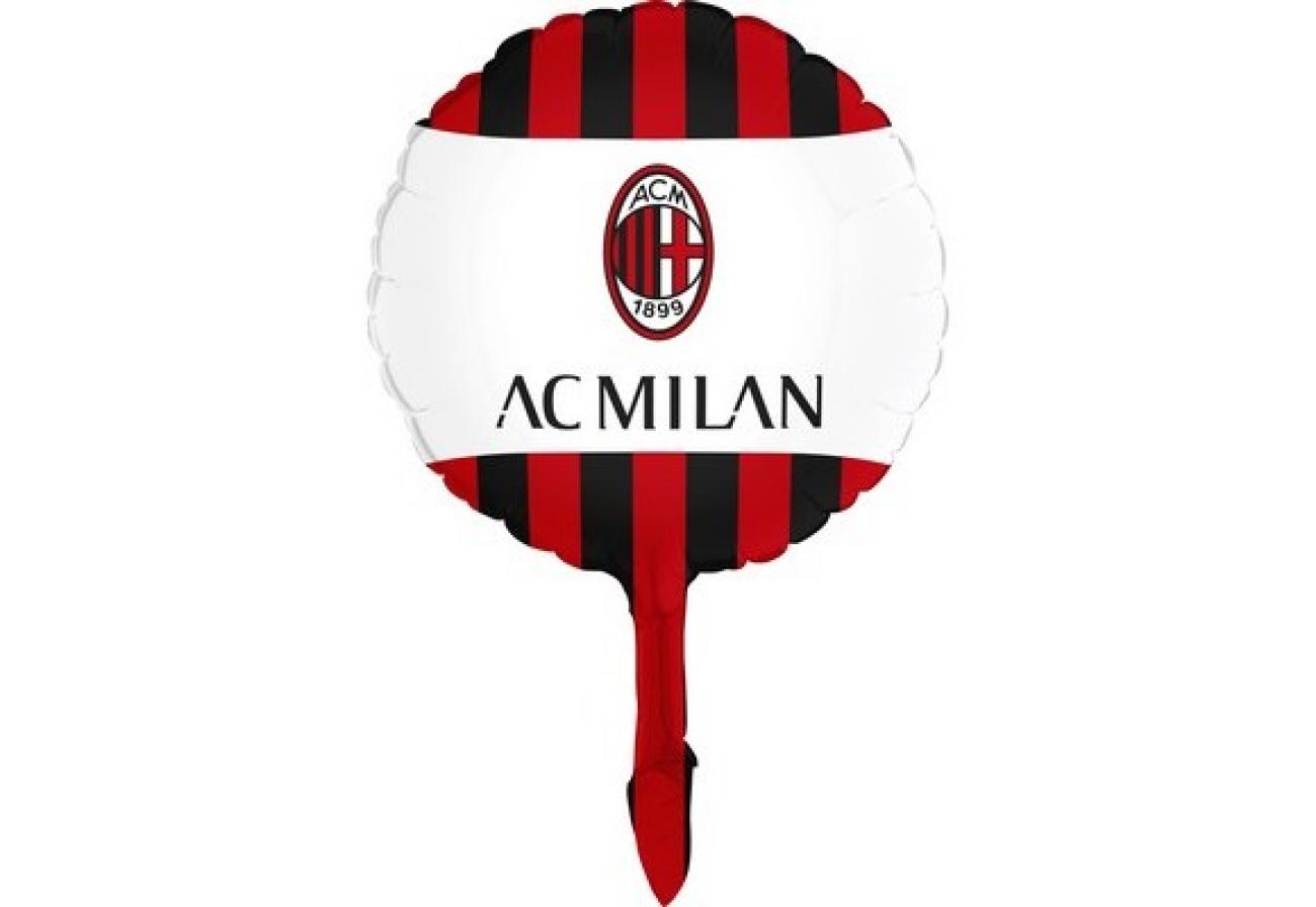 Pallone foil CON VALVOLA 9" - 23 cm Milan - SI GONFIA AD ARIA