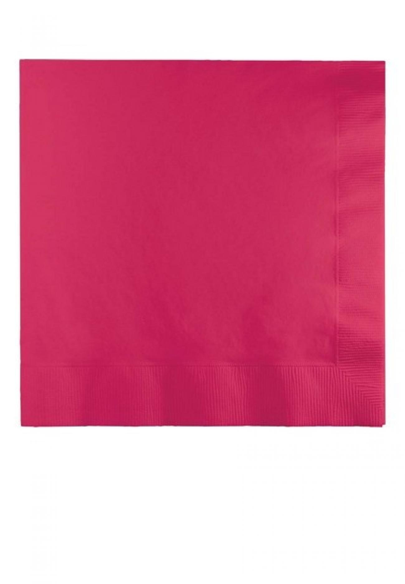 Tovagliolo 33 x 33 cm, 2 veli Fuxia Magenta  50 pz