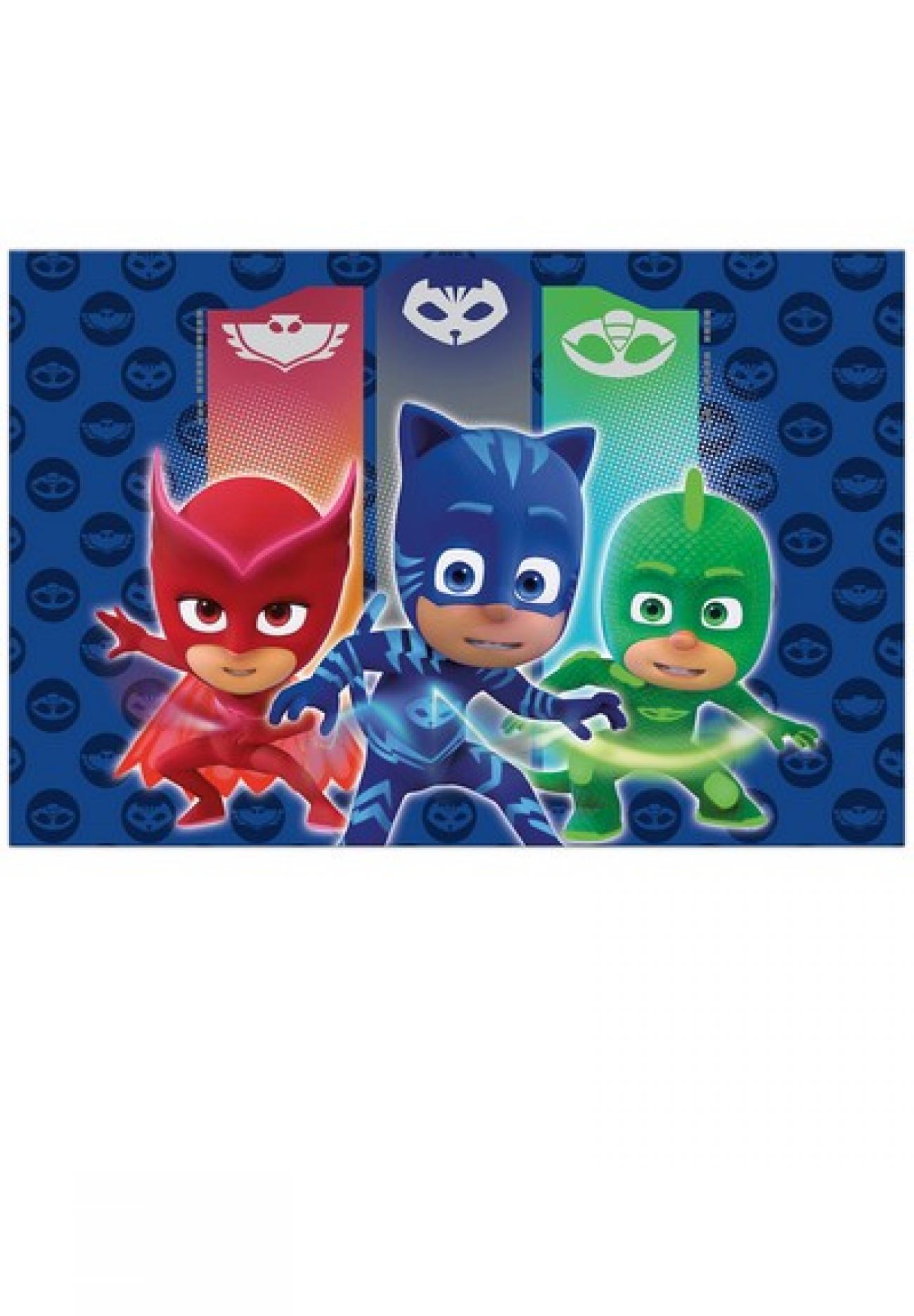 Tovaglia plastica 120x180 cm Super Pigiamini - PJ Masks