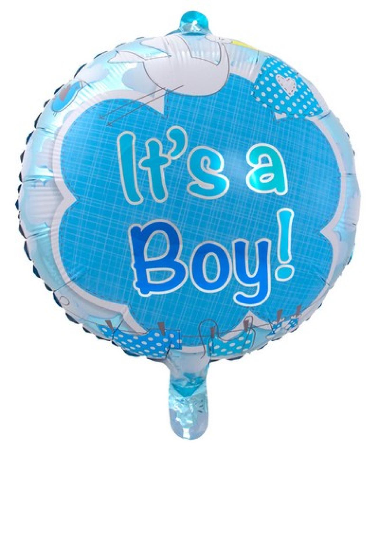 Pallone foil 17" - 43 cm It's a boy