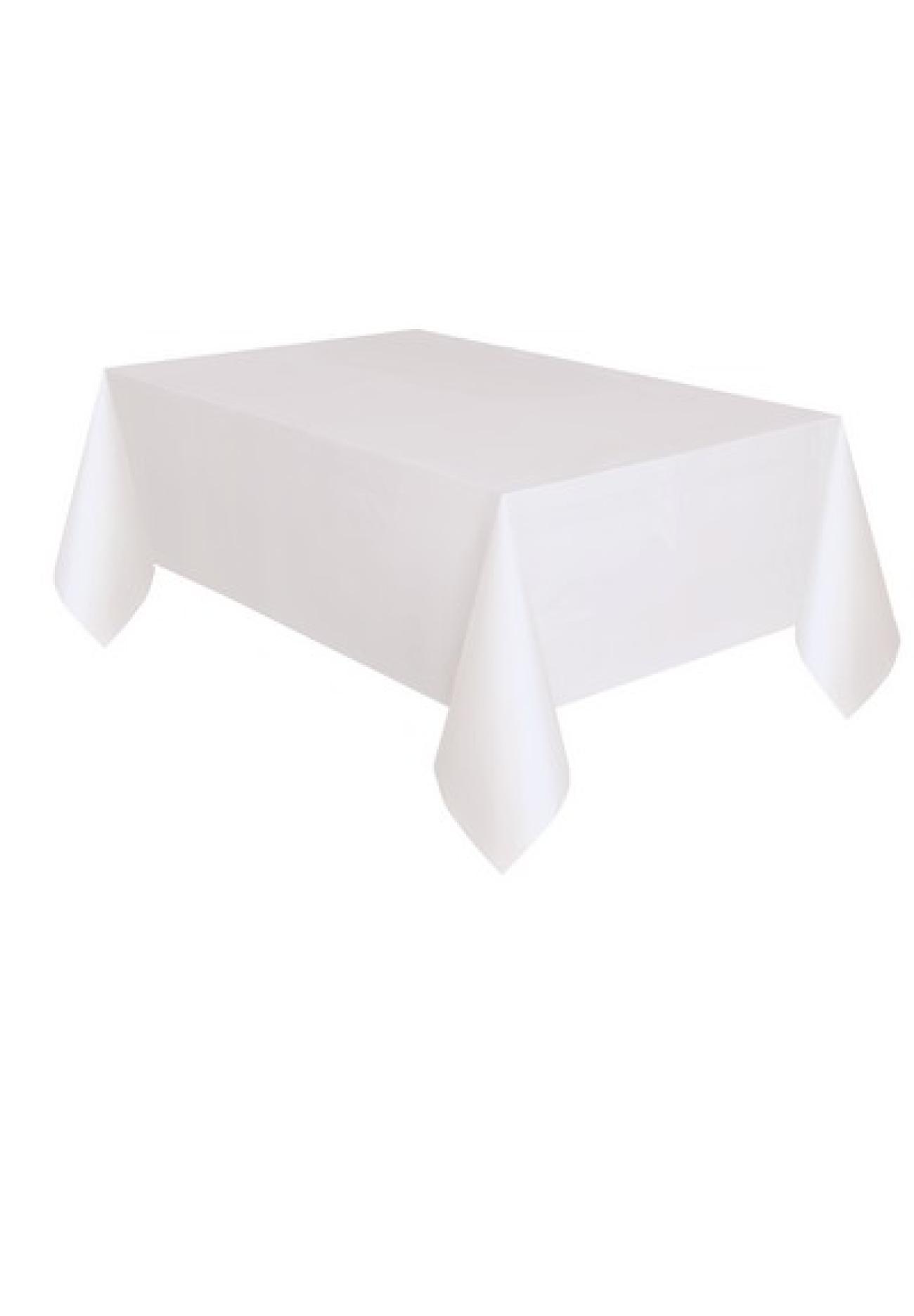 Tovaglia plastica 137 x 274 cm Bianco