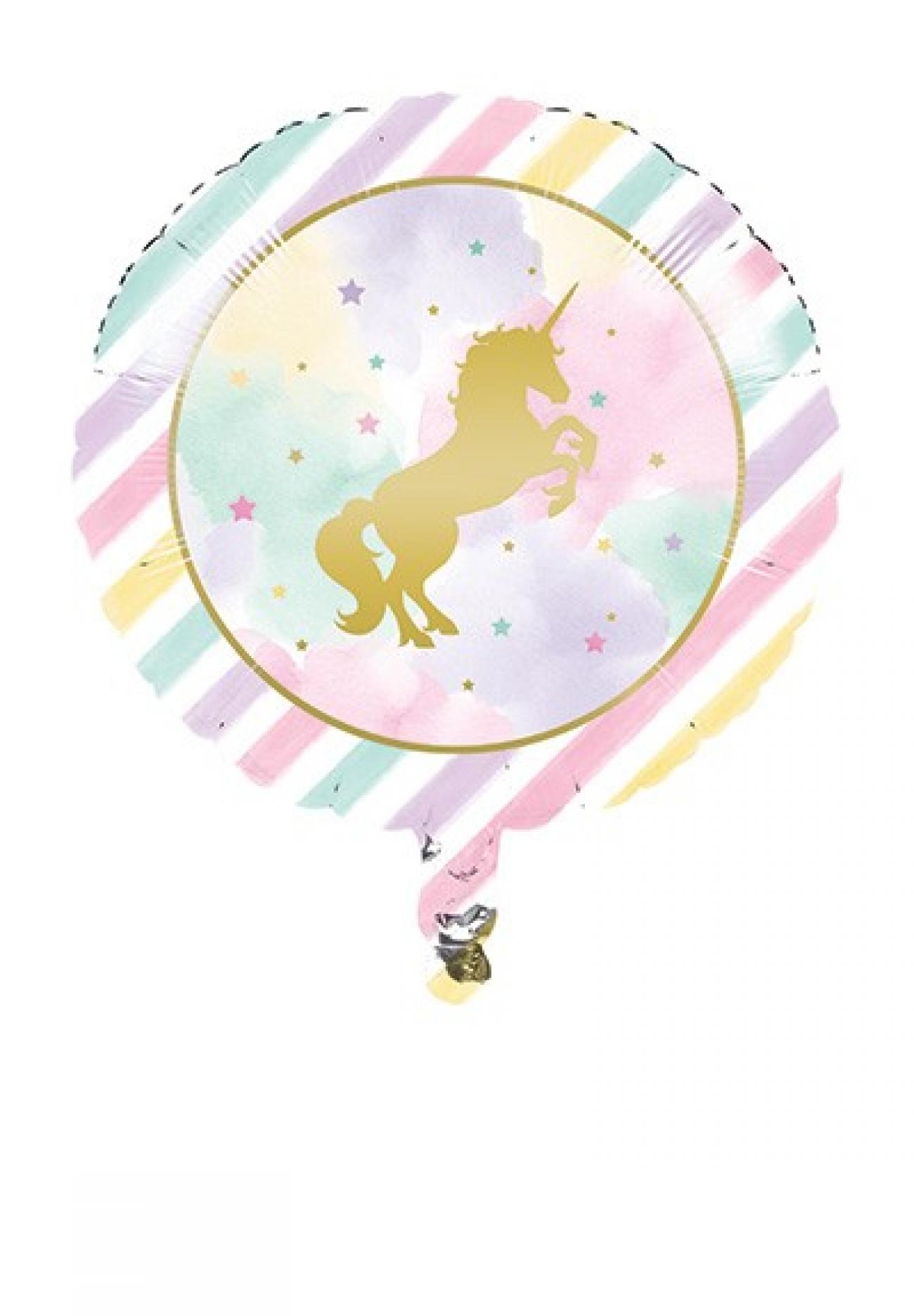 Pallone foil 18" - 45 cm Unicorn Sparkle