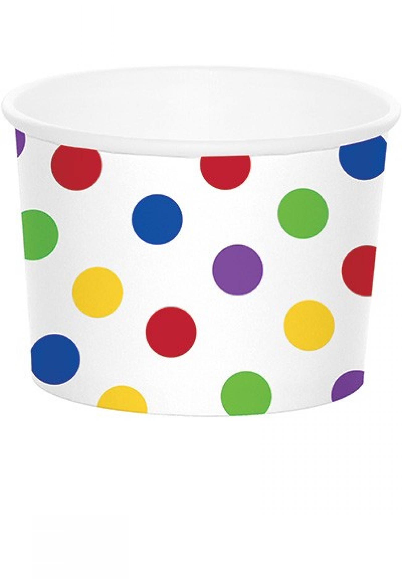 CUP TREAT 12/6 DOTS MULTICOLOR