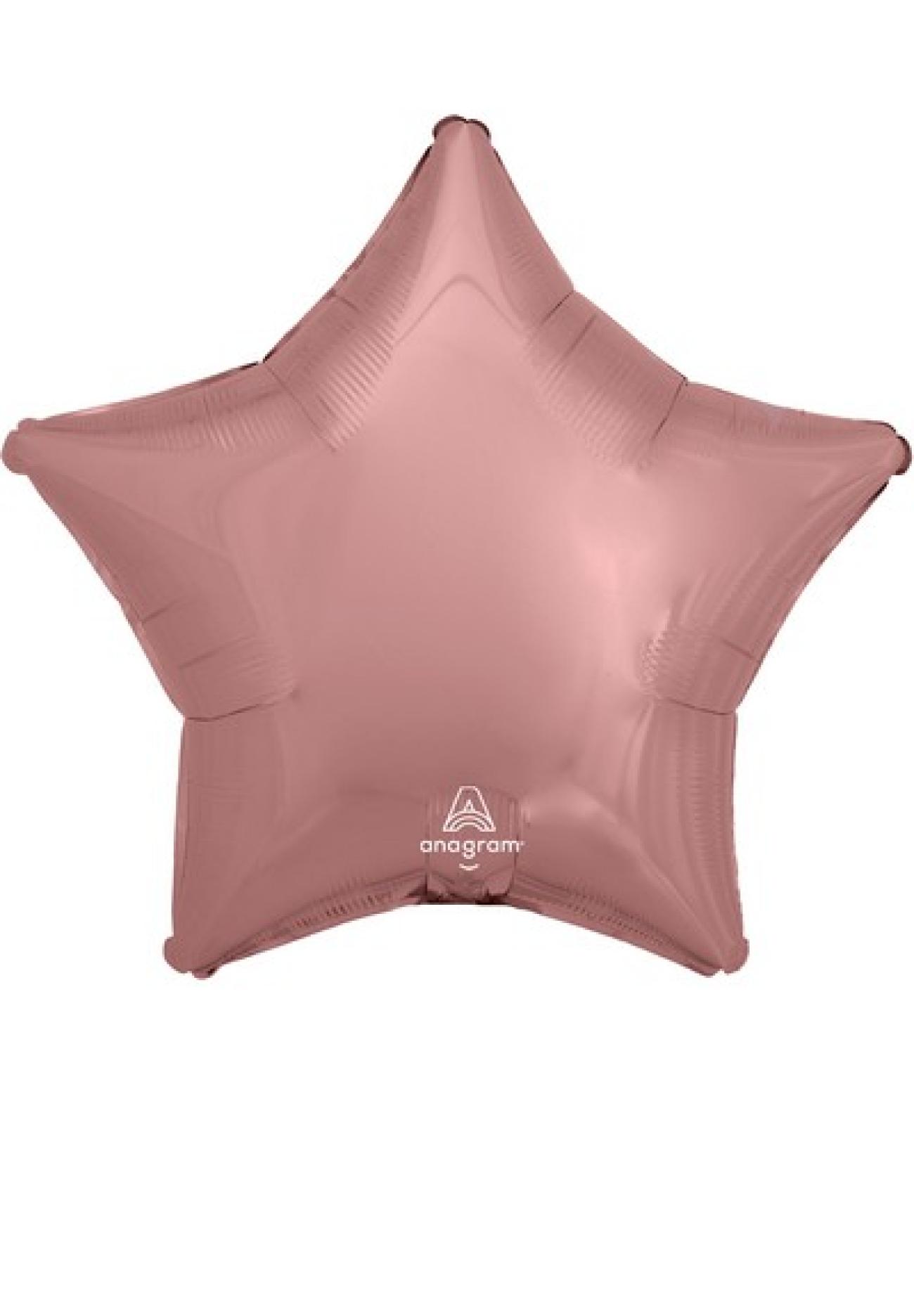 Pallone foil 17" - 42 cm Stella Rose Gold - CONFEZIONATO SINGOLARMENTE