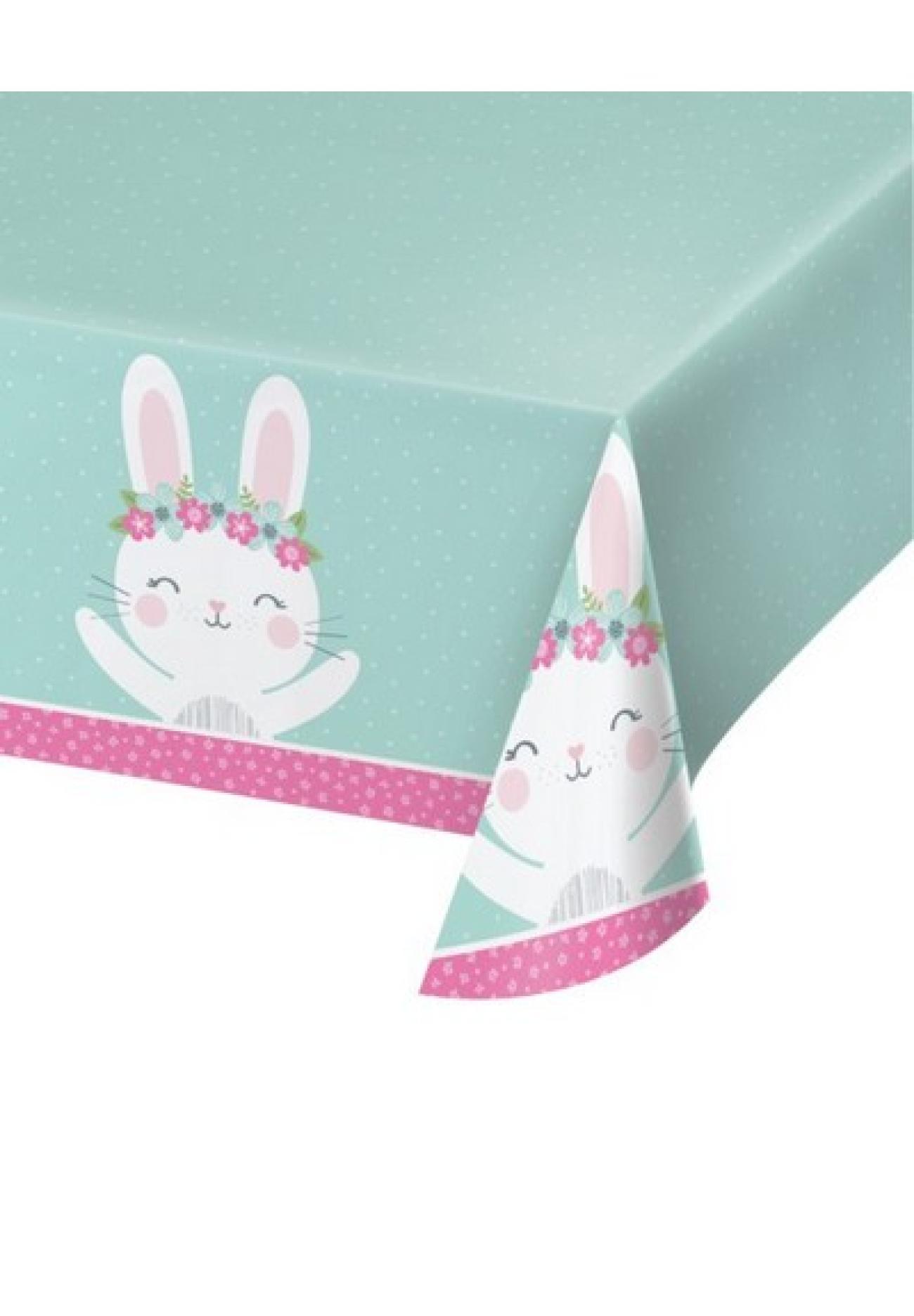 Tovaglia plastica 137 x 259 cm Coniglietta - 1st Bday Bunny