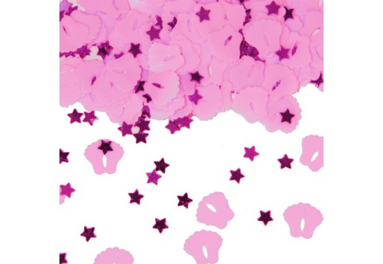 Confetti piedini rosa, 14 gr