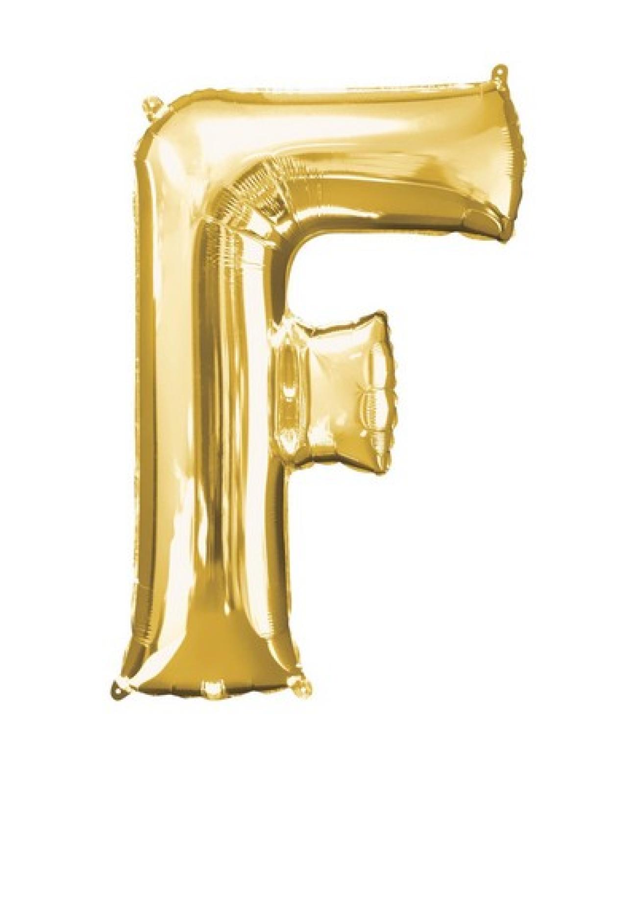 SuperShape Letter "F" Gold L34 S