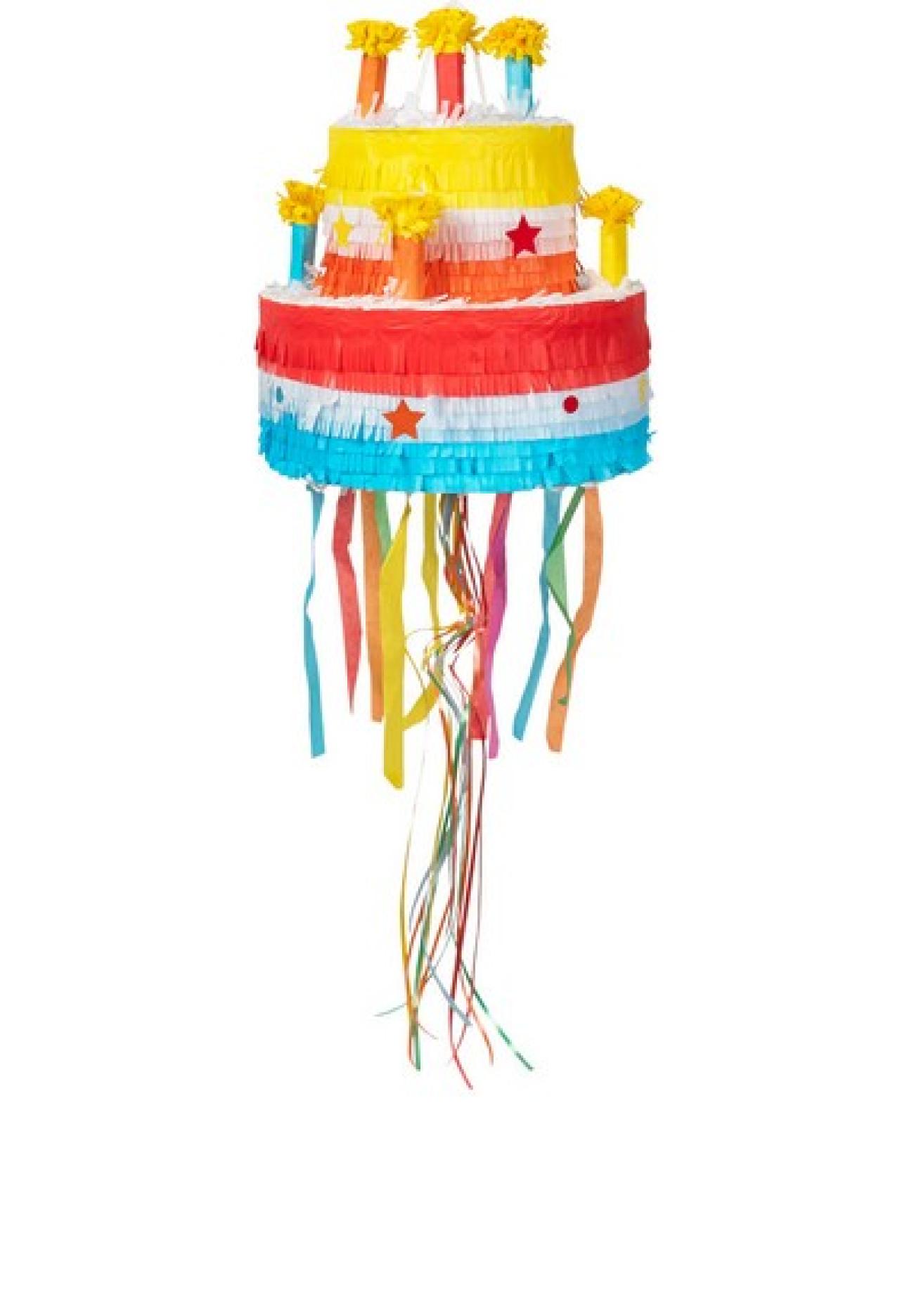 Pignatta pull Birthday Cake 34 x 29 x 29 cm