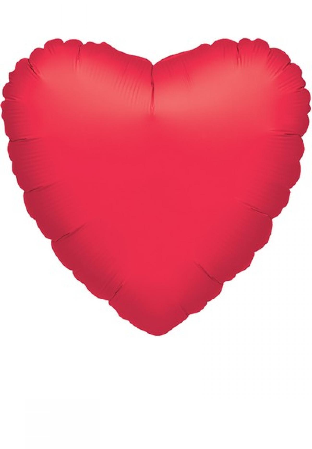 Pallone foil Jumbo 32" - 81 cm Cuore Rosso Red NON CONFEZIONATO