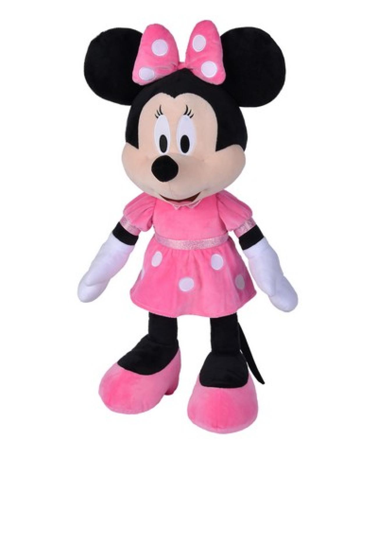 Peluche Minnie cm.60, 465 gr. abito fucsia