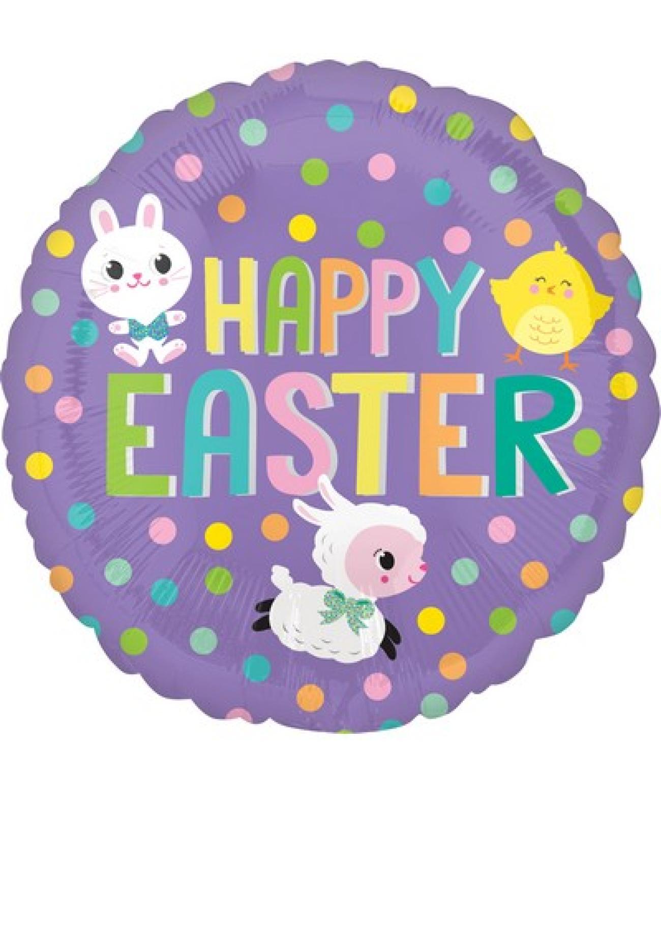 Pallone Foil Standard 17" - 42 cm Easter Fun