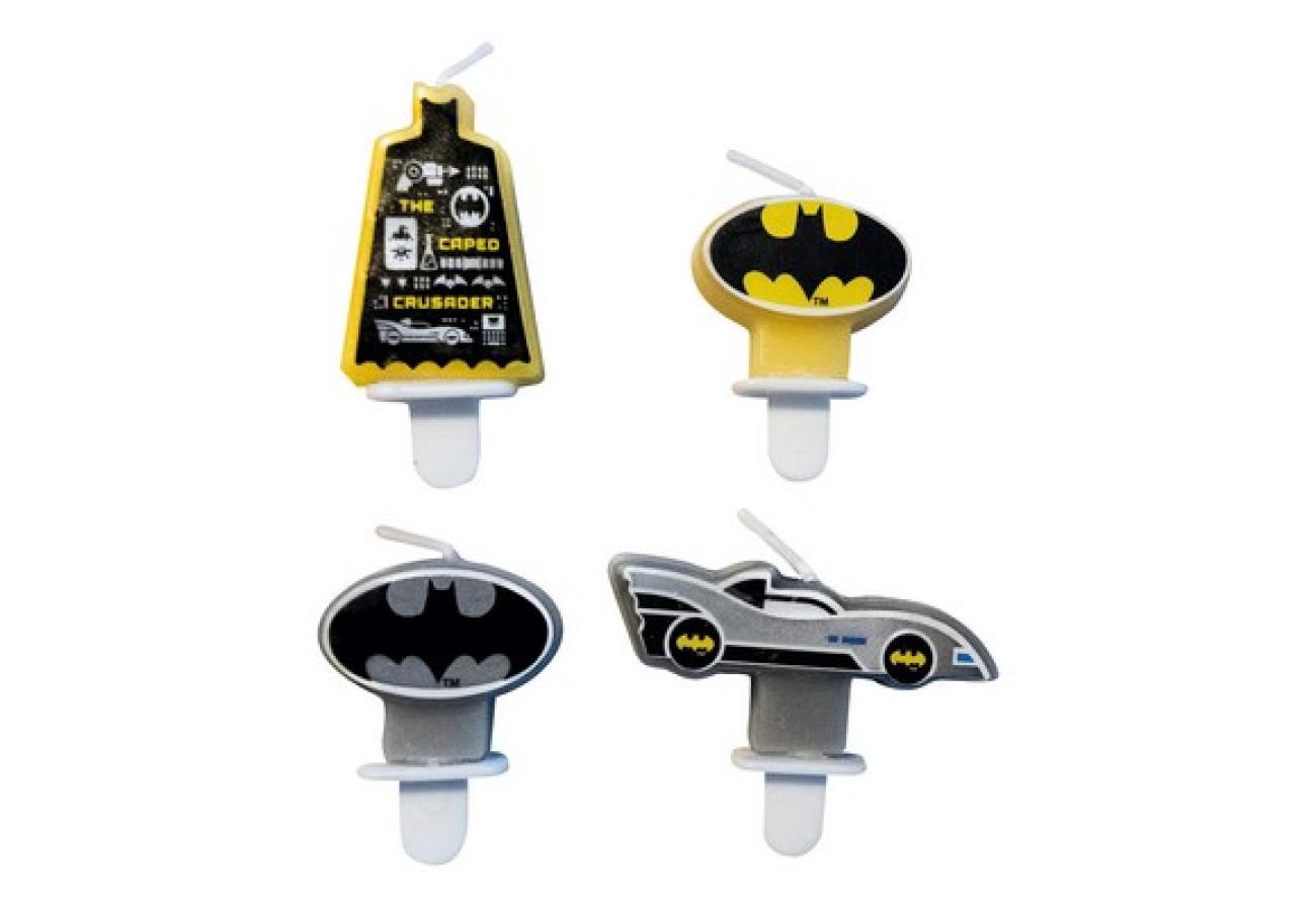 Set 4 Candele Batman