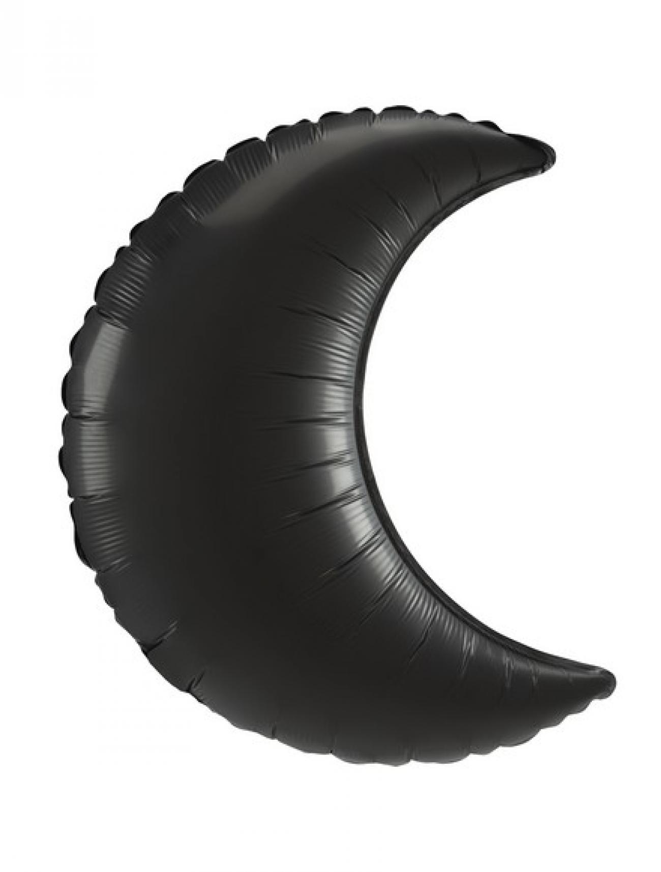 Pallone foil Crescent 26" - 66 cm Nero Satin