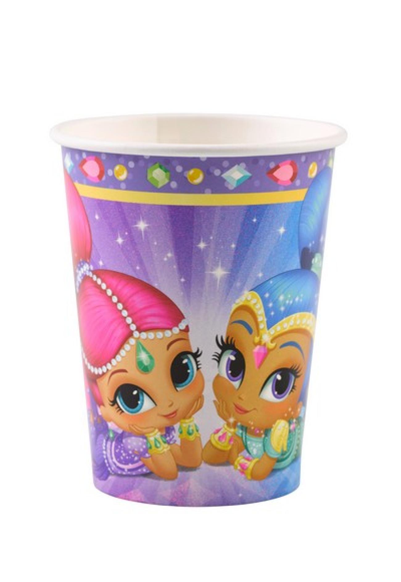 Bicchiere 266 ml Shimmer & Shine - 8 pezzi