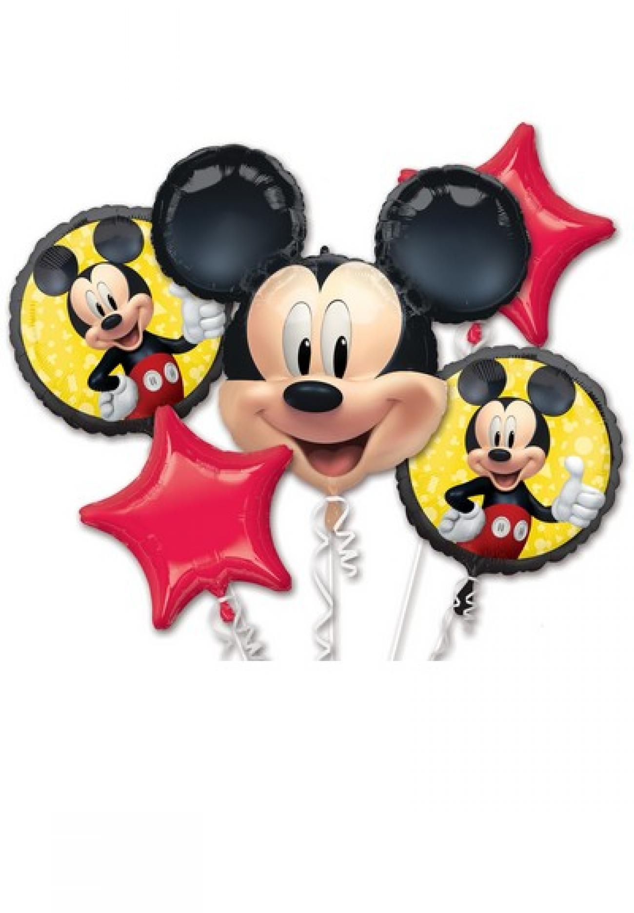 Bouquet 5 palloni Mickey Mouse Forever