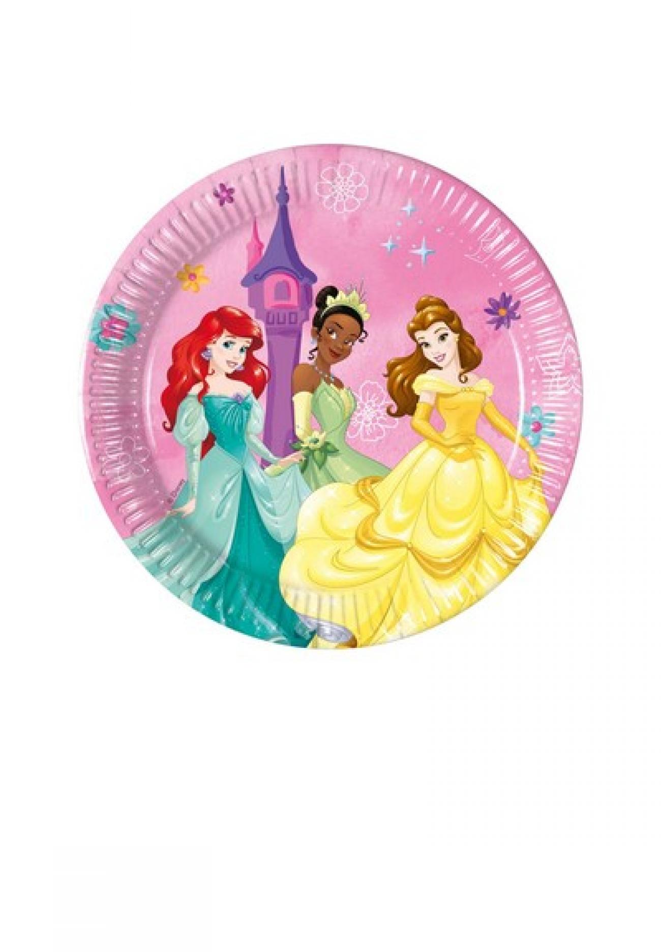 Piatto 20 cm PLASTIC FREE PRINCESS LIVE YOUR STORY =USA 5PR95040=