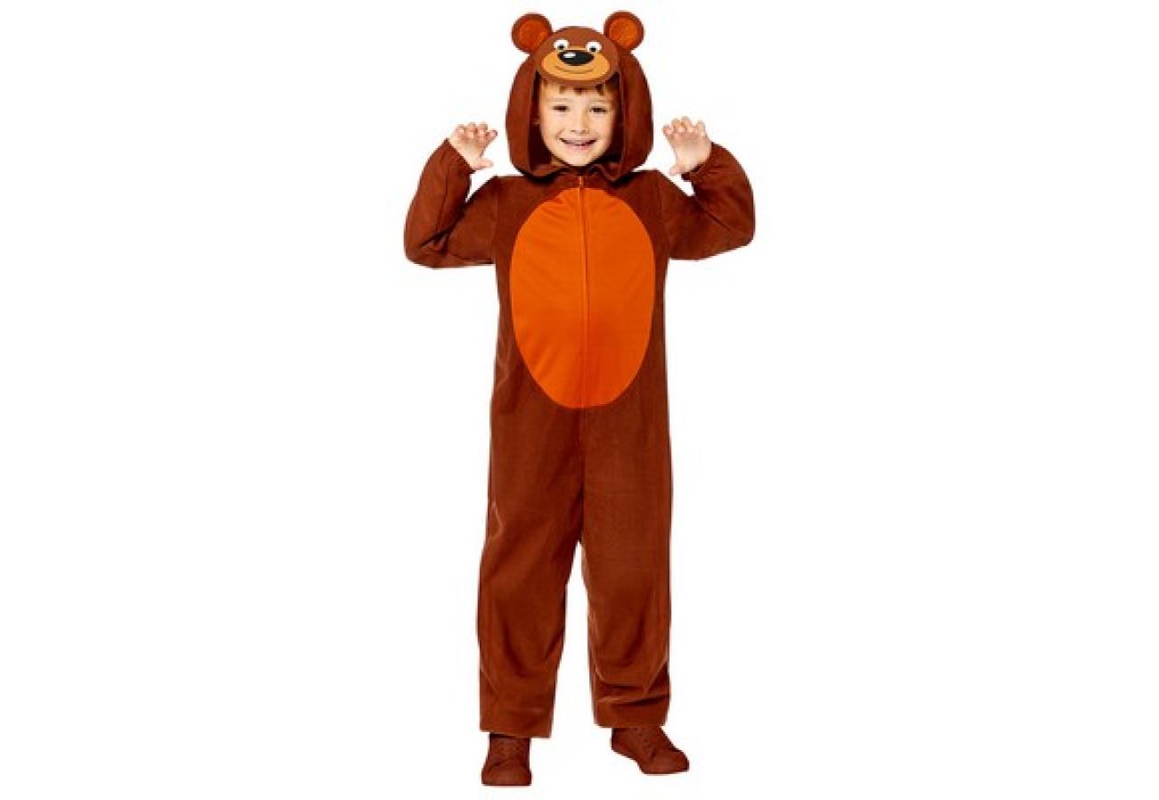 Costume Bambino Orso Tutina 8-10 Anni