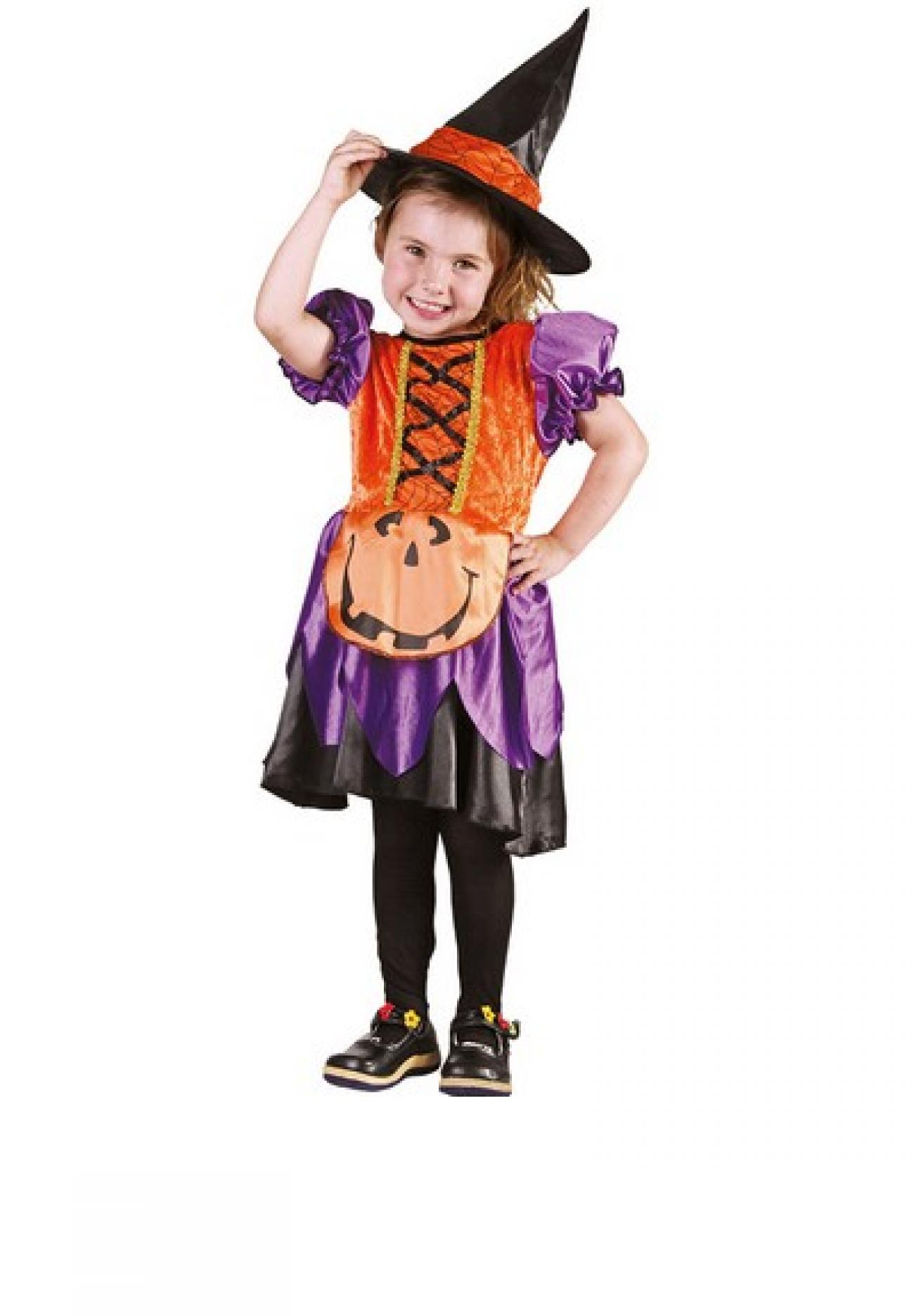 Costume Pumpkin Witch (3-4). Contiene: Cappello, Vestito