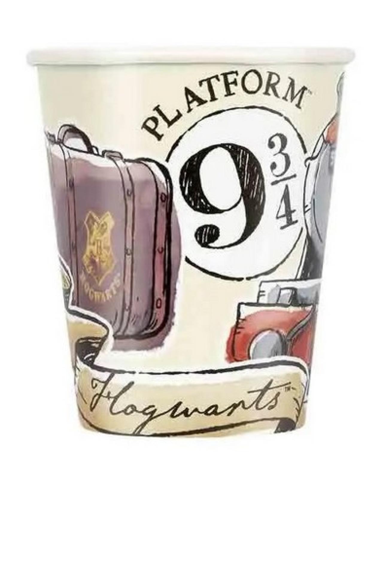 Bicchiere carta 250 ml Harry Potter - 8 pezzi