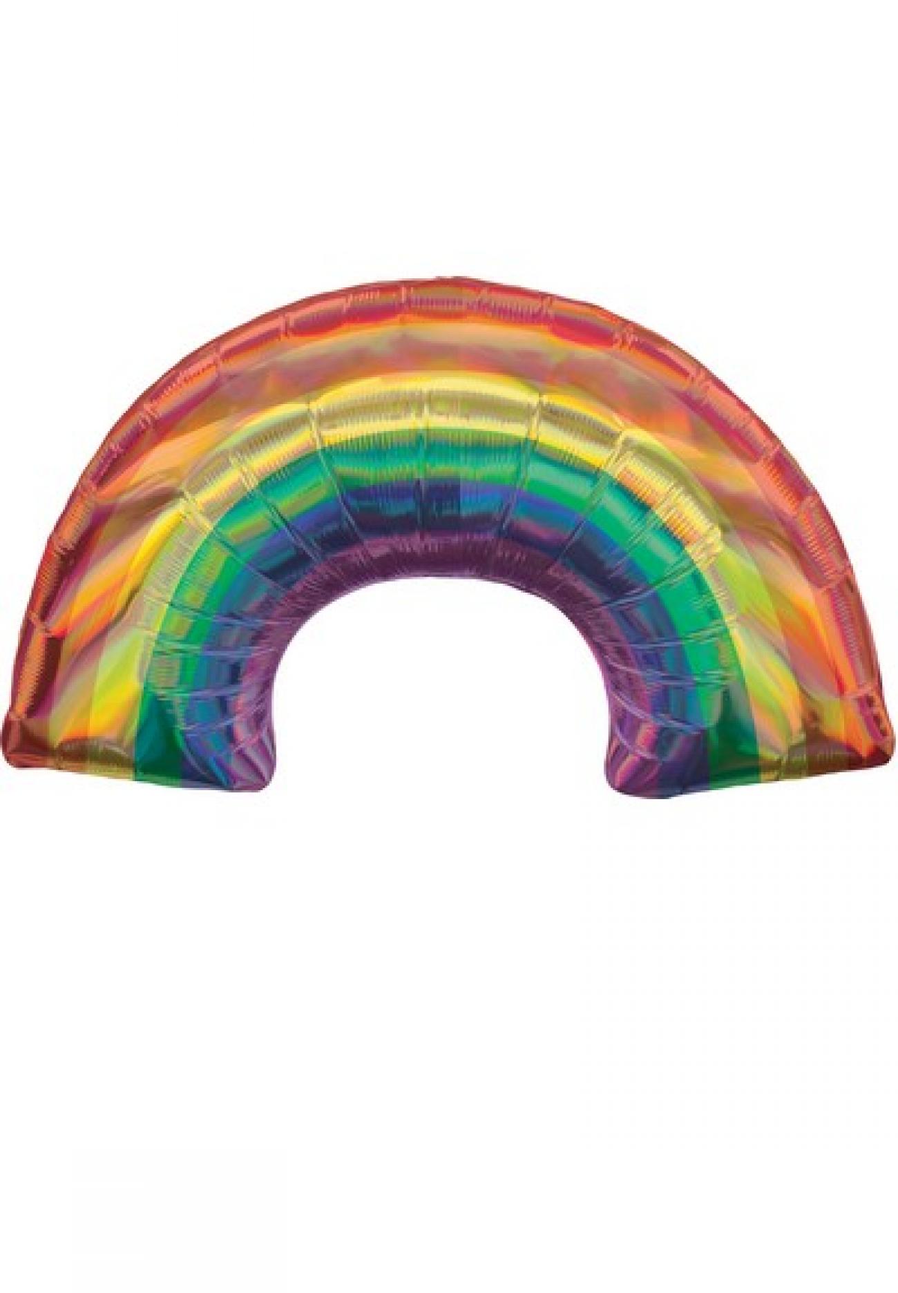 Pallone foil Supershape 86 x 48 cm Iridescent Rainbow